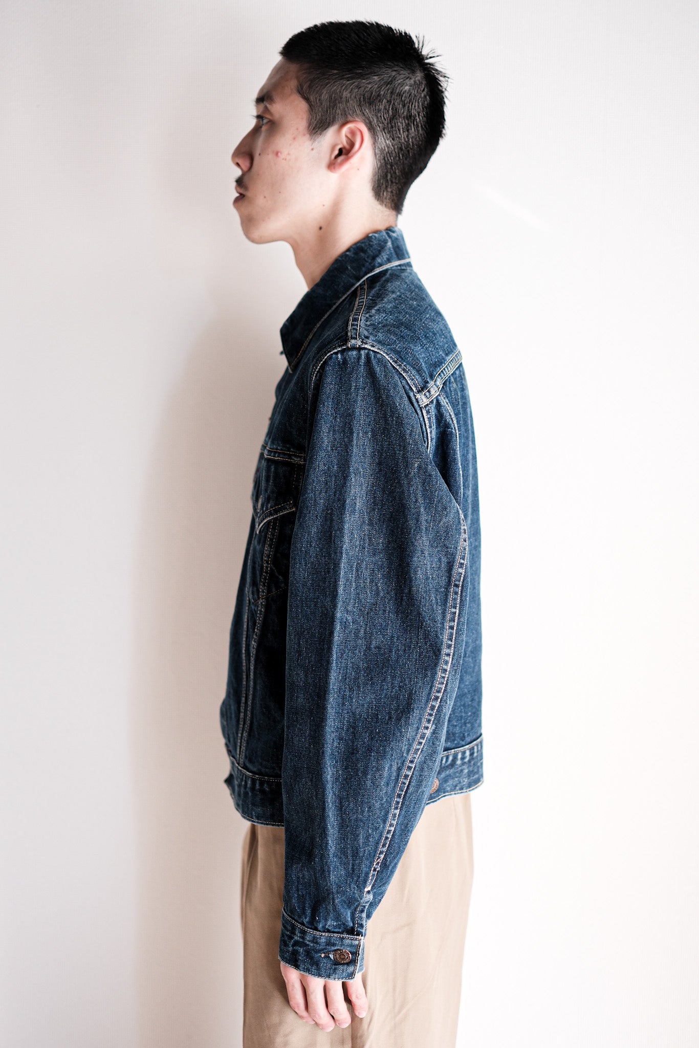 【~60's】Vintage Levi's 557 Denim Jacket Size.40 "Big E"