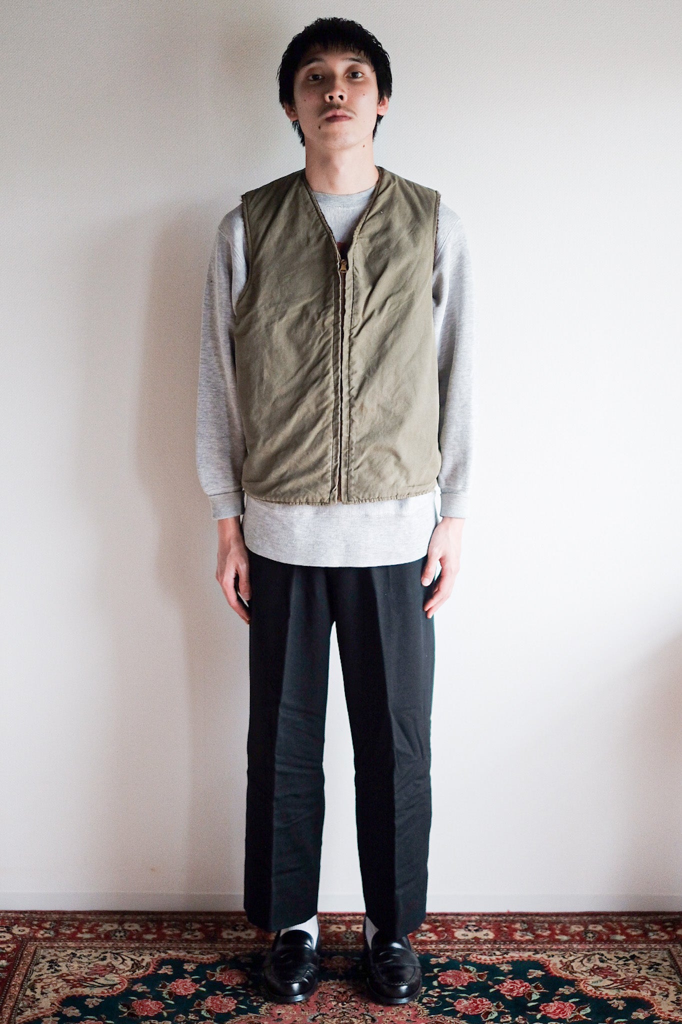 【~40's】WW2 USMC Alpaca Wool Vest