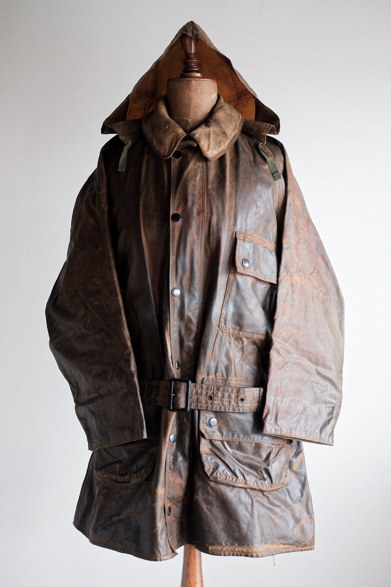 【~40's】Vintage Barbour "Solway Zipper" White Label