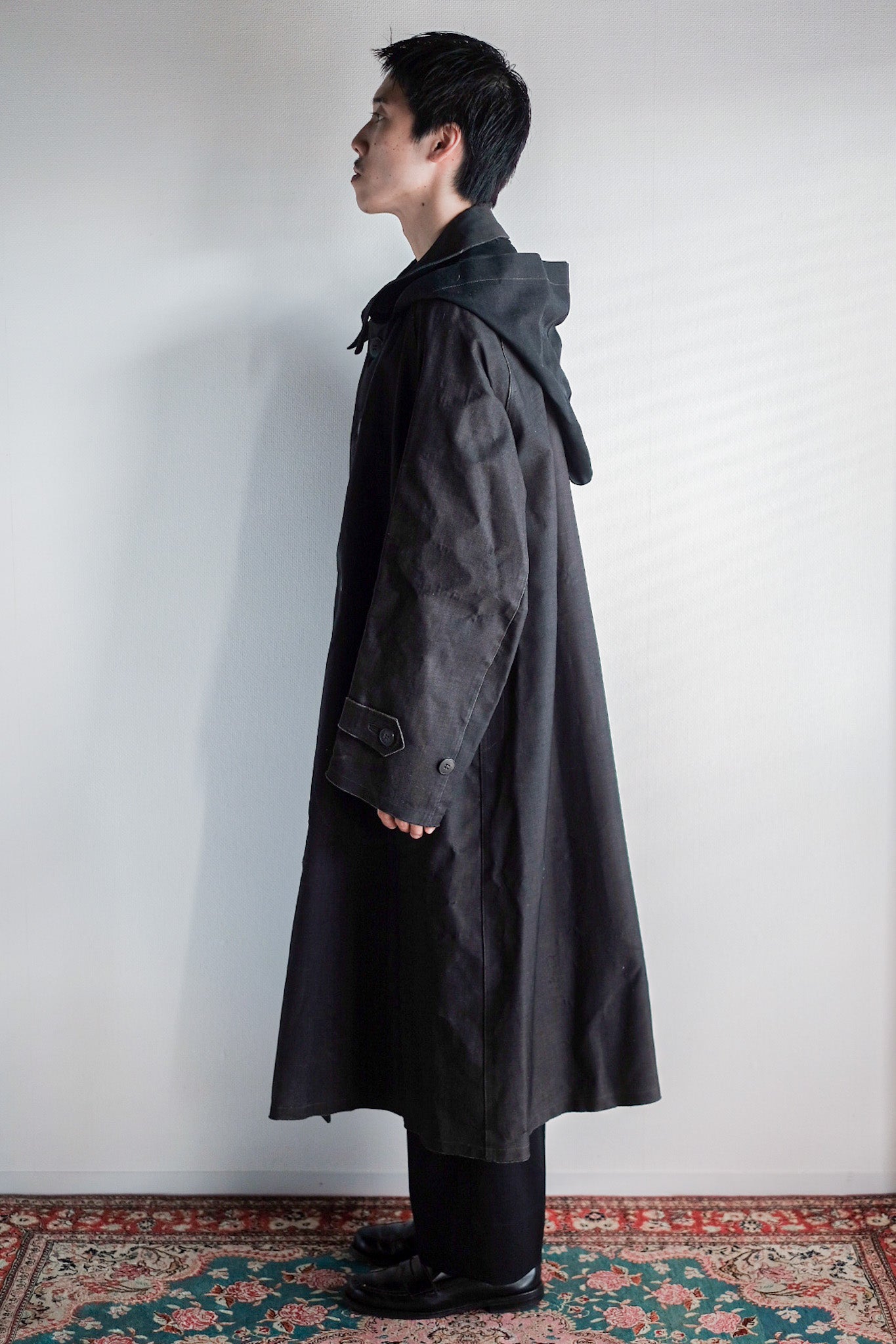 【Early 20th C】French Antique Rubber Raincoat
