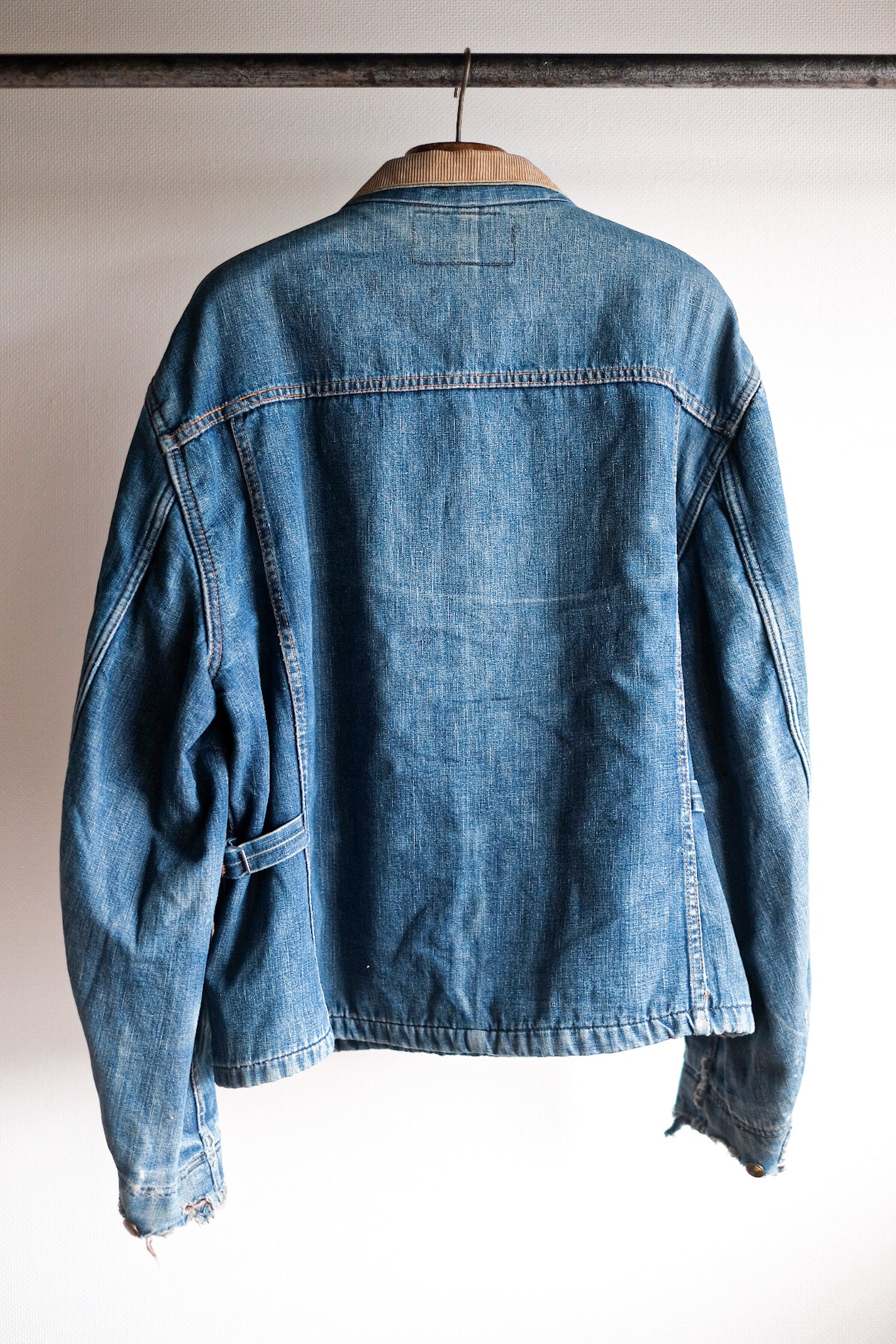 【~40's】American Vintage Denim Coverall With Blanket "BIG SMITH"