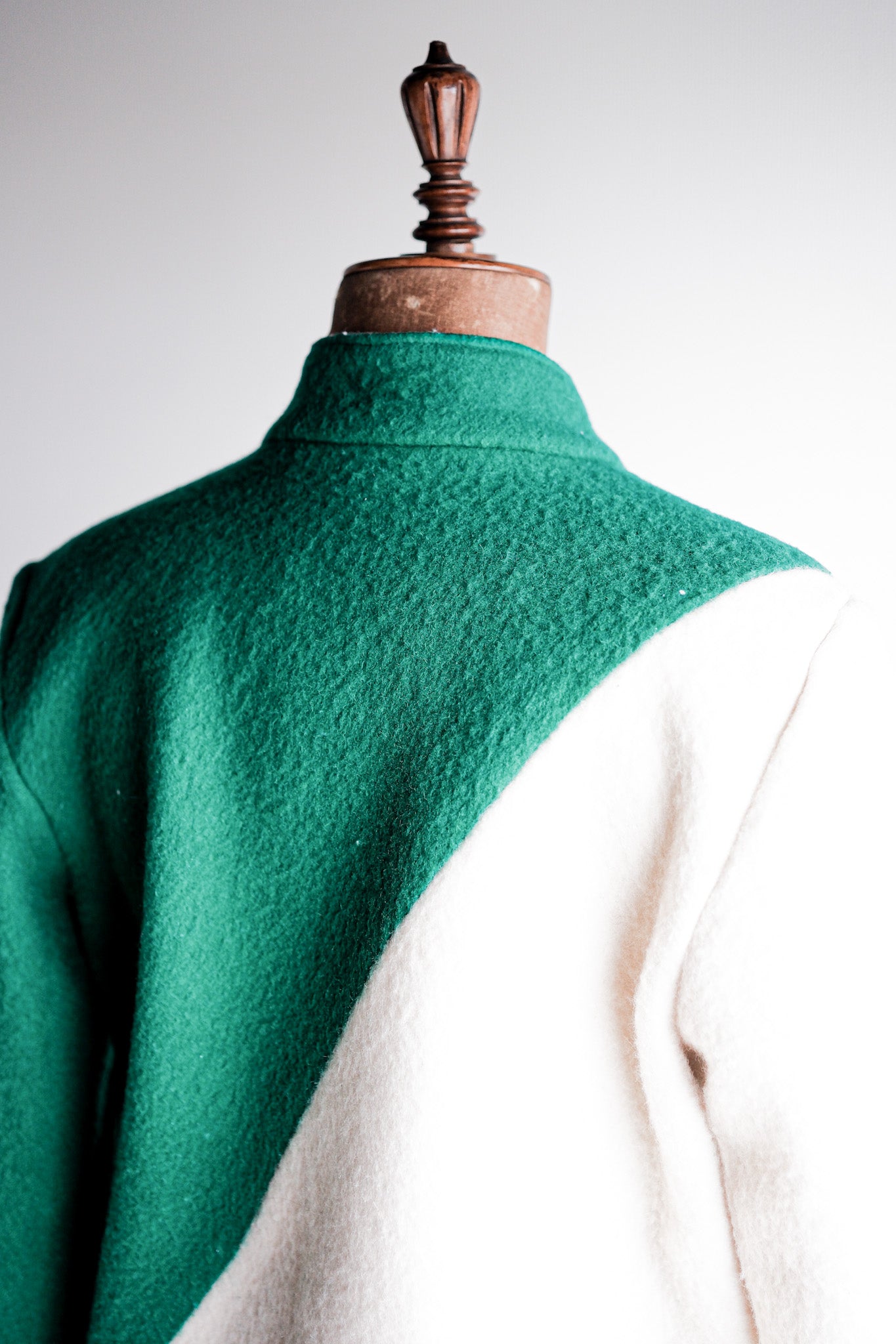 【~60's】British Vintage 2 Tone Wool Jacket "Kerr's"