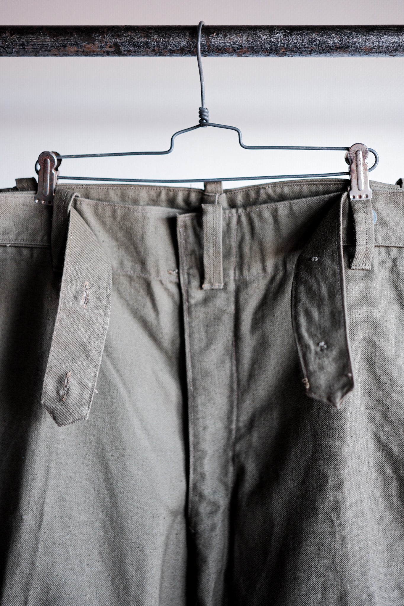 【~40's】French Army Unusual Pattern Trousers "Dead Stock"