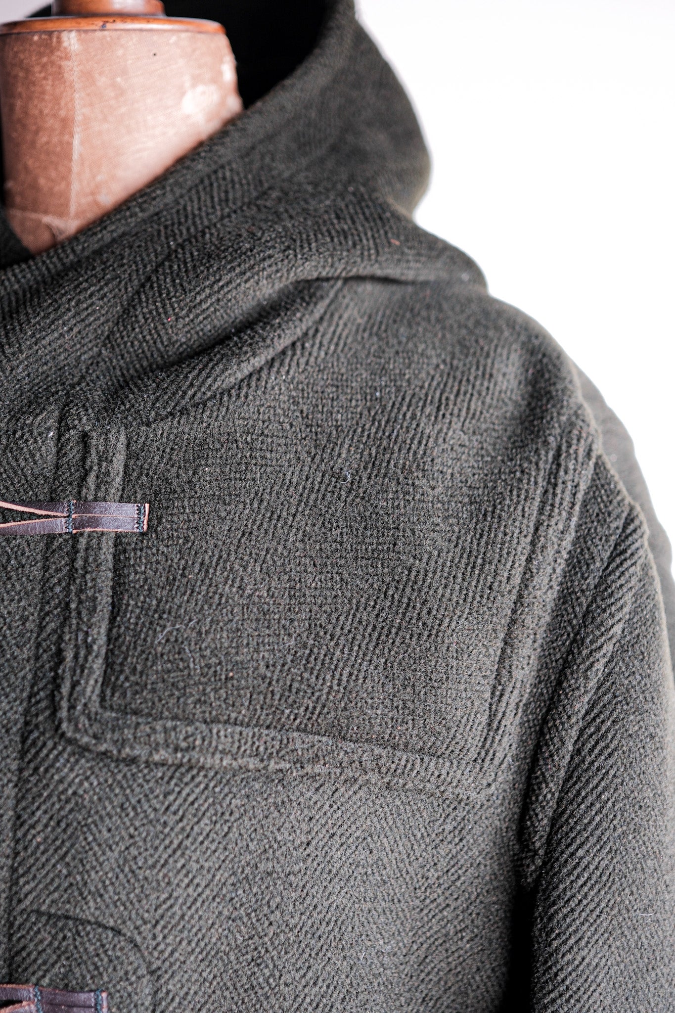 【~90's】Old INVERTERE Wool Duffle Coat "Moorbrook"