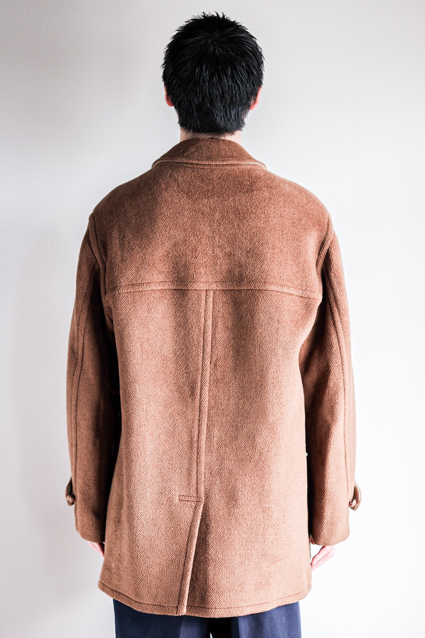 【~90's】Old INVERTERE Wool Jacket With Chin Strap "Moorbrook"