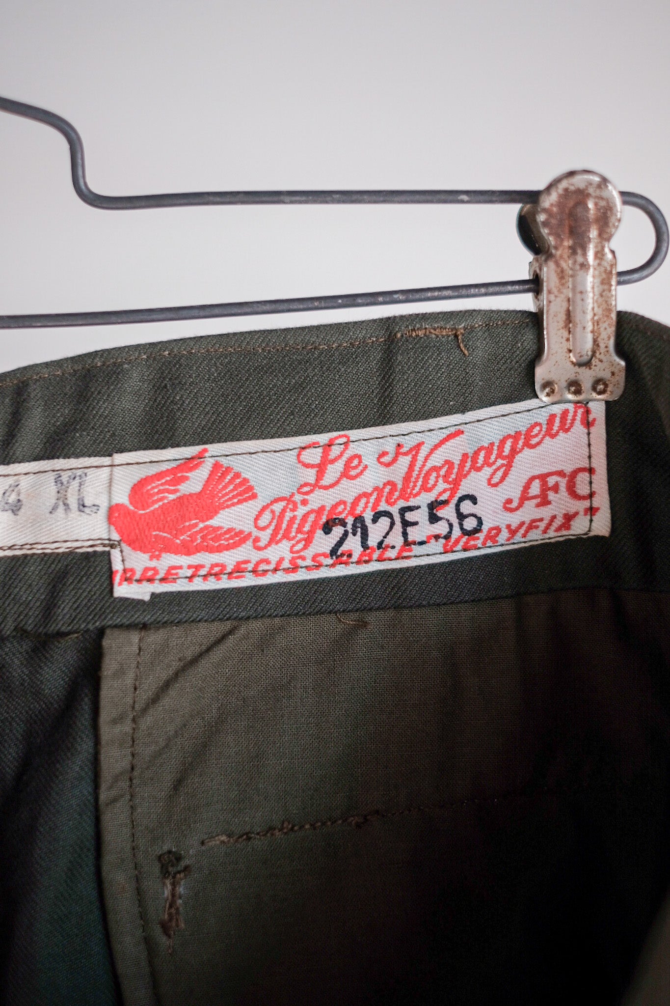 【~50's】French Air Force M47 Field Trousers Size.84XL "Le Pigeon Voyageur" "Dead Stock"