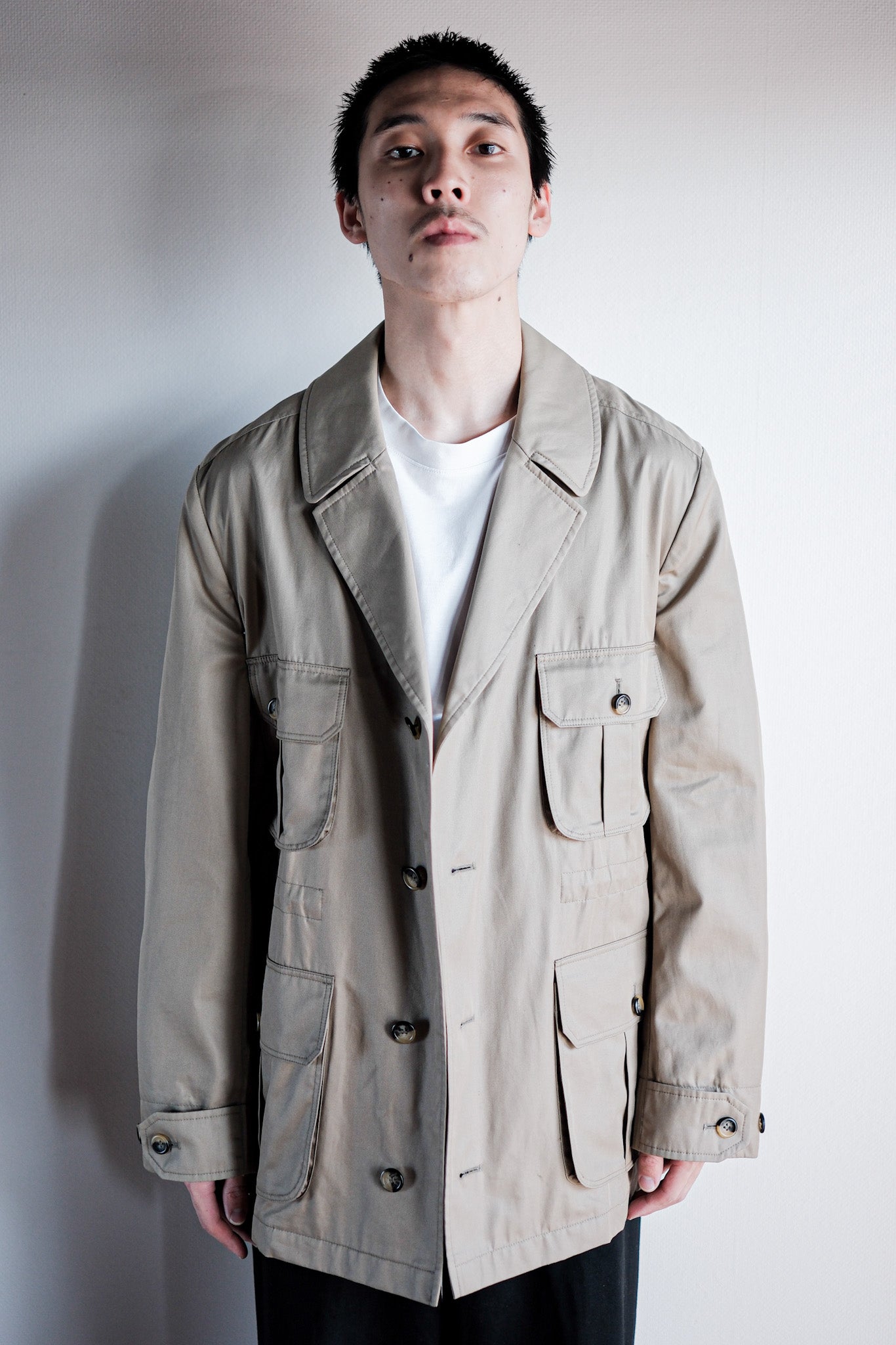【~00’s】Grenfell Safari Style Jacket With Chin Strap