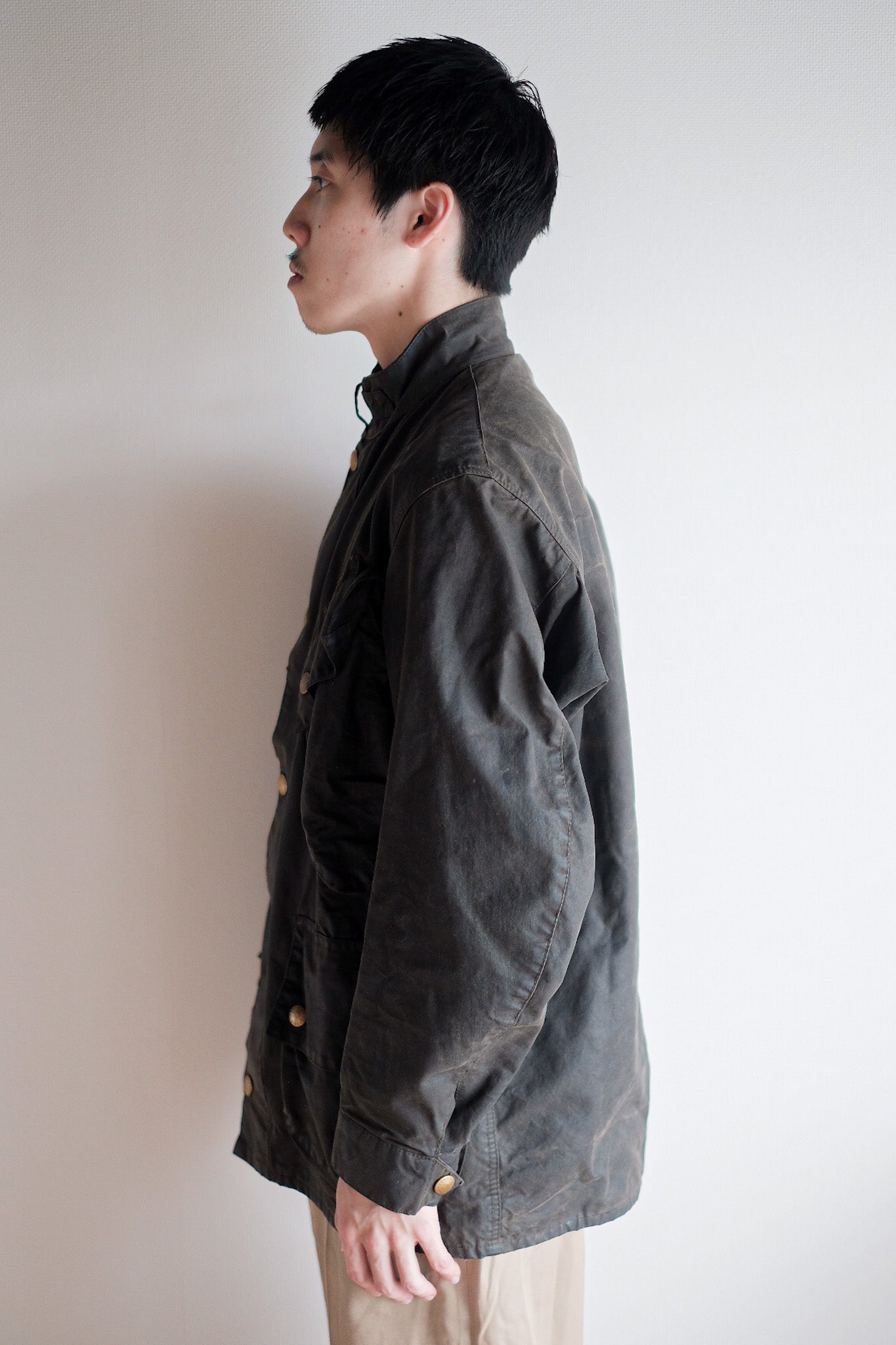 【~80's】Vintage Barbour "INTERNATIONAL SUIT" 2 Crest Size.38