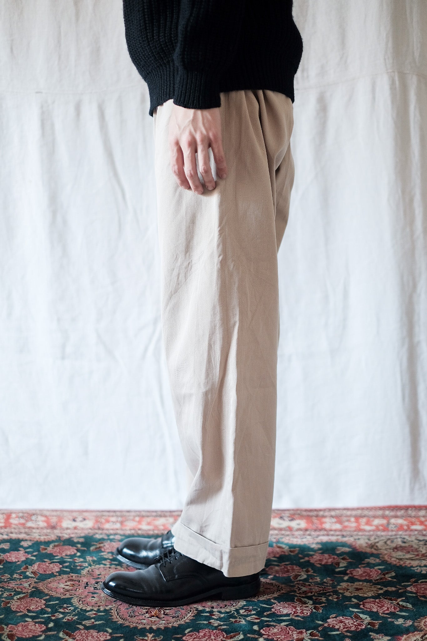 【~50's】French Vintage Chino Work Pants "Adolphe Lafont"