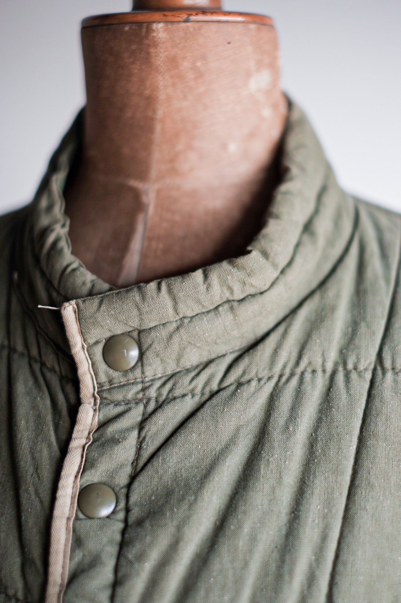 【~50's】French Army Quilted Liner Jacket Size.6