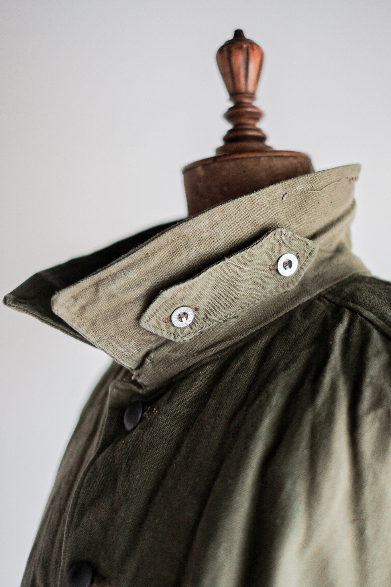 【~50's】French Army M35 Motorcycle Coat Size.2 "Dead Stock"