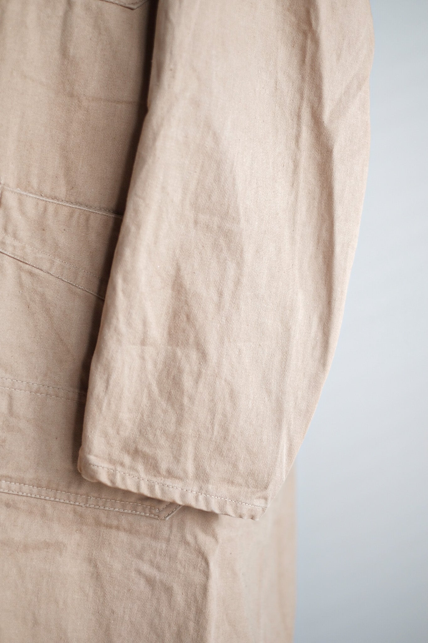 【~50's】Dutch Vintage Double Breasted Cotton Work Coat