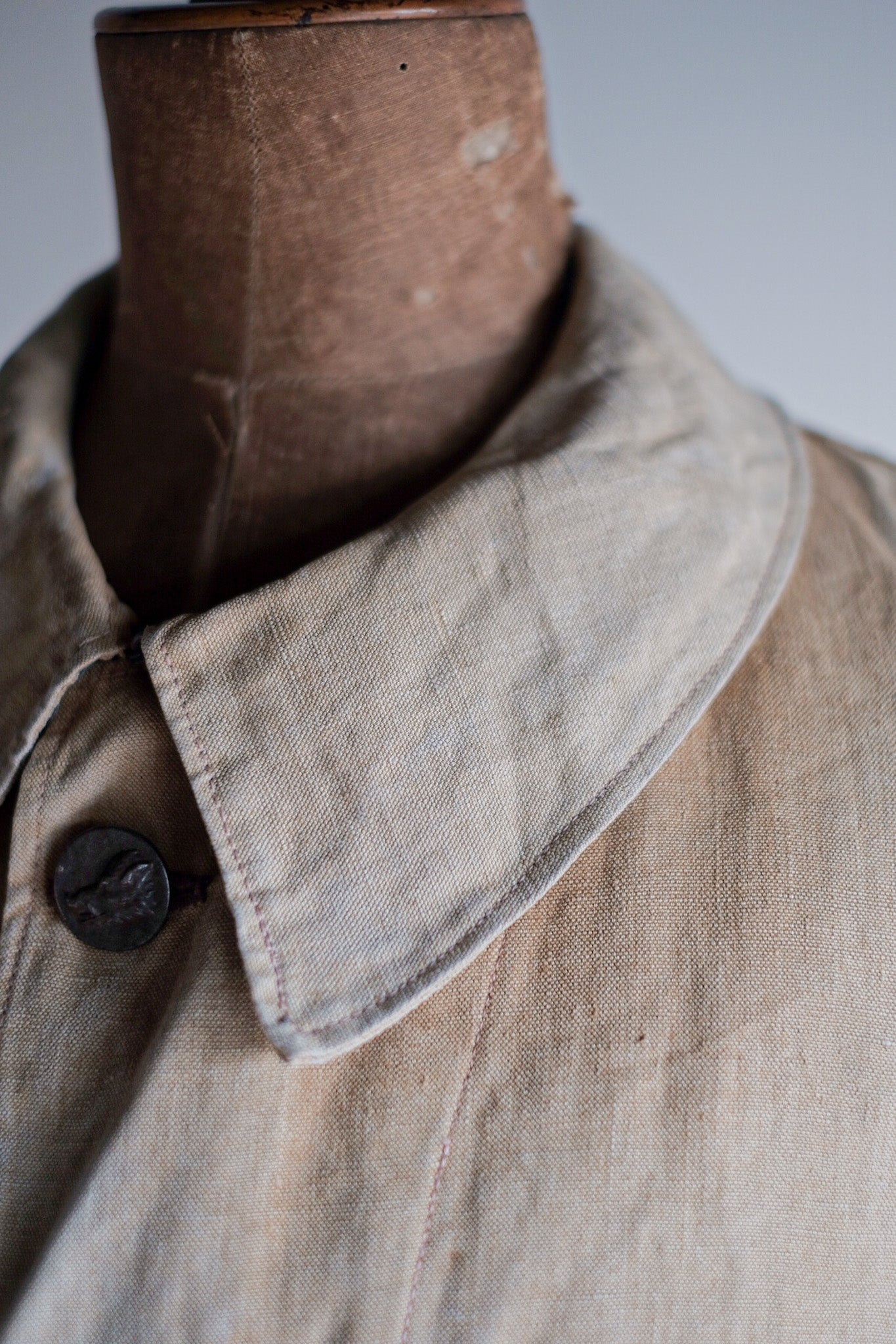 【~30's】French Vintage Linen Hunting Jacket