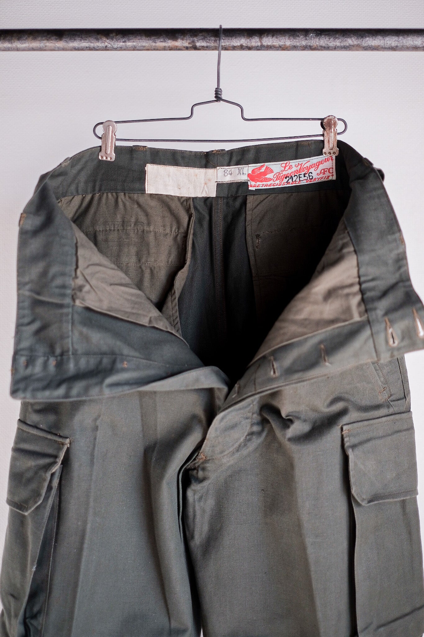 【~50's】French Air Force M47 Field Trousers Size.84XL "Le Pigeon Voyageur" "Dead Stock"