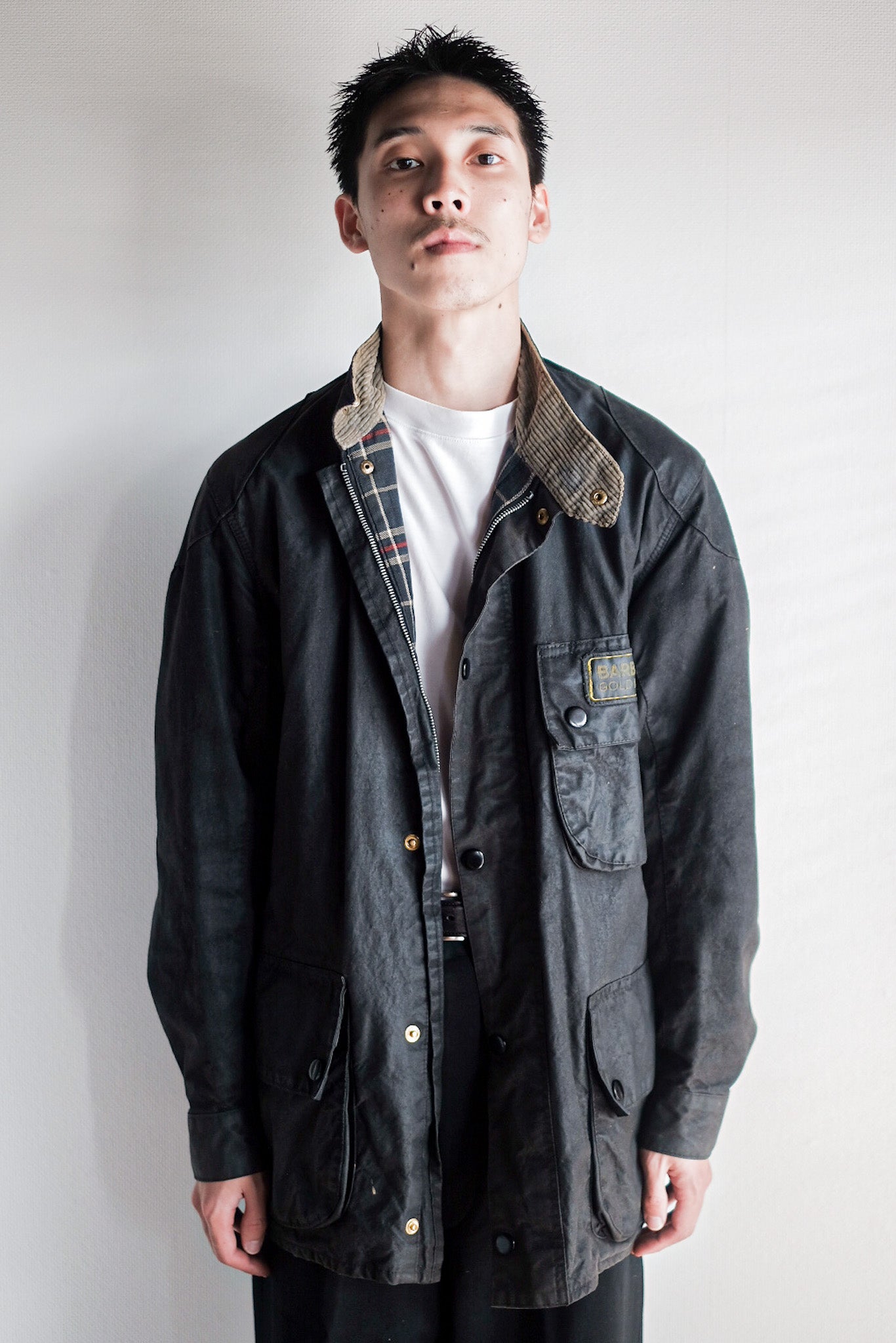 【~70's】Vintage Barbour Waxed Jacket "Unknown Model" 1 Crest