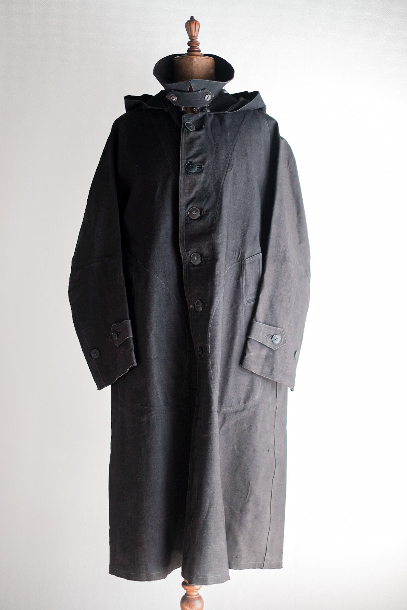 【Early 20th C】French Antique Rubber Raincoat