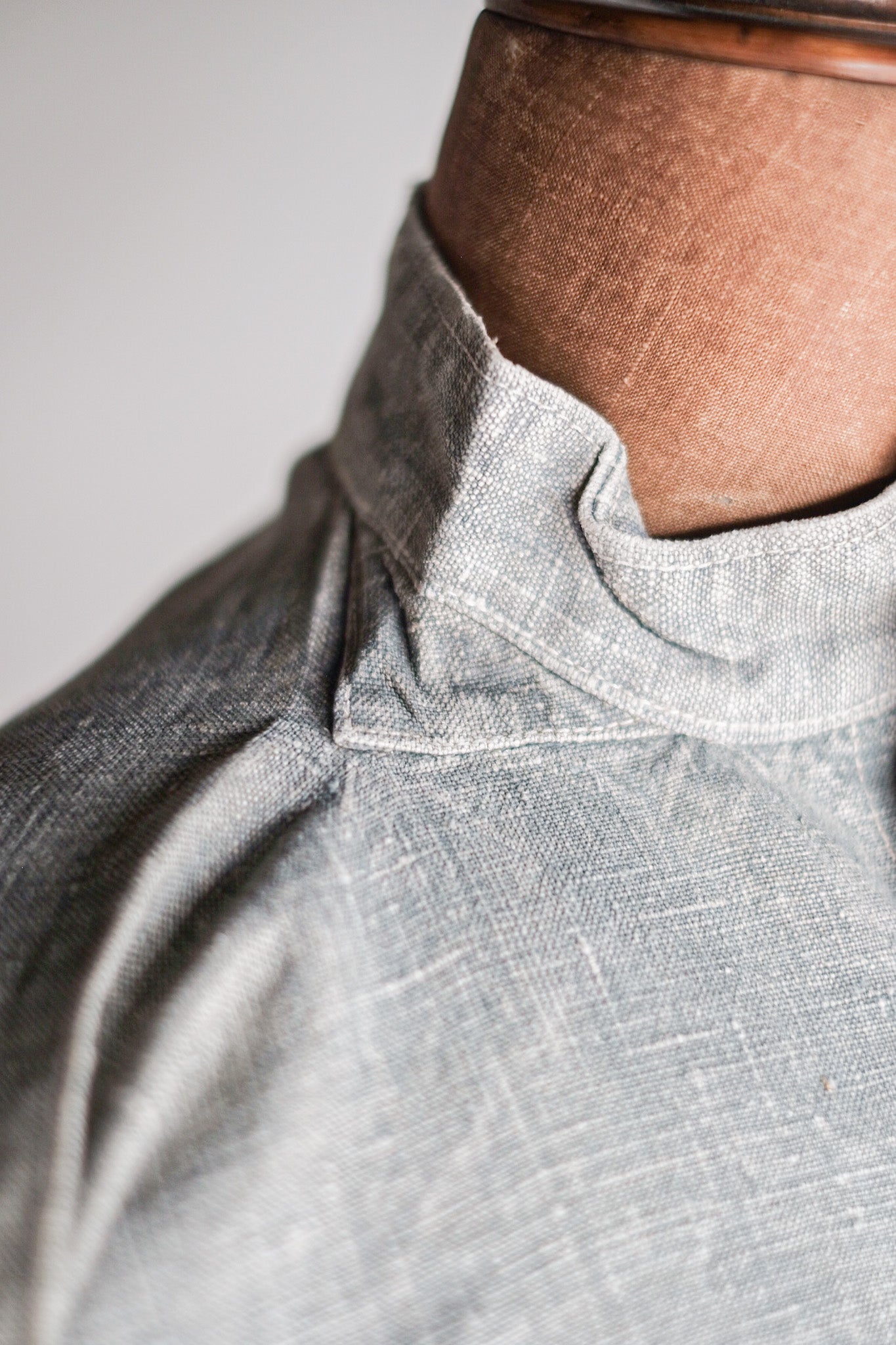 【~10's】WW1 German Navy Bourgeron Linen Smock “Feldgrau Green Grey”