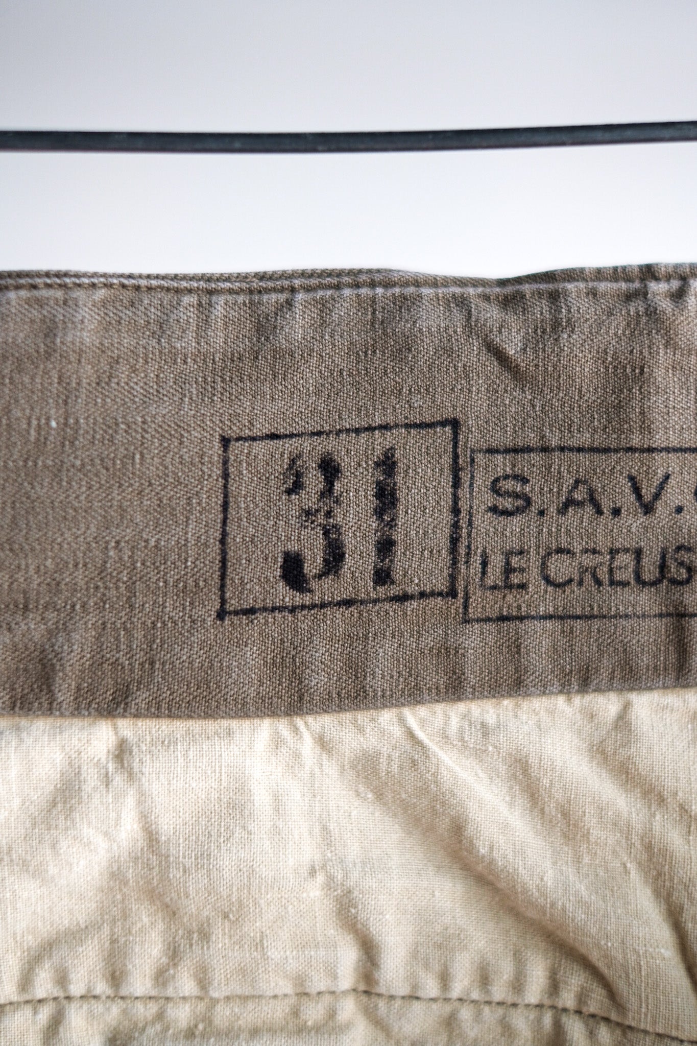 【~50's】French Army M47 Field Trousers Size.31