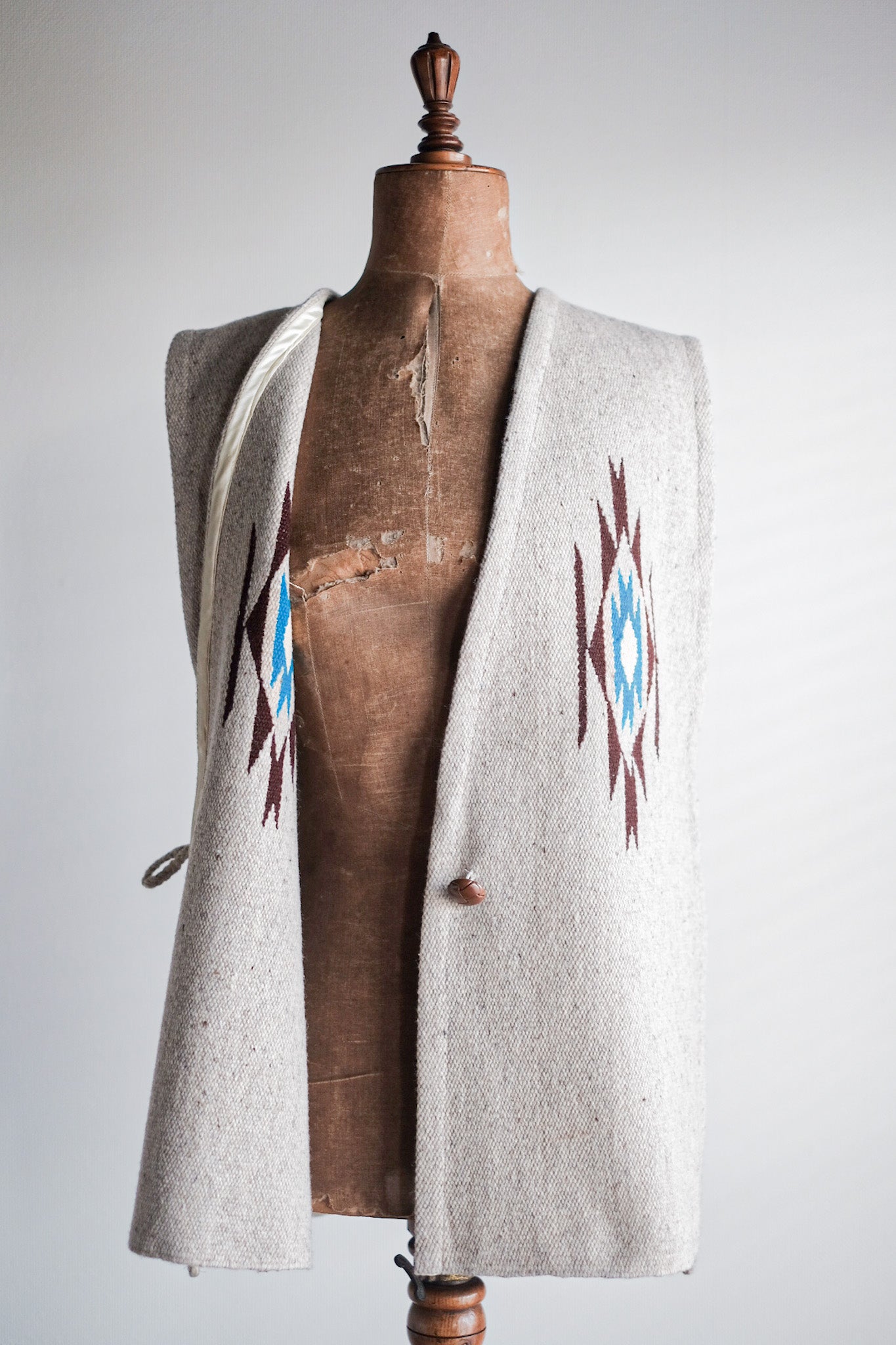 【~40's】Vintage Ortega's Chimayo Wool Vest