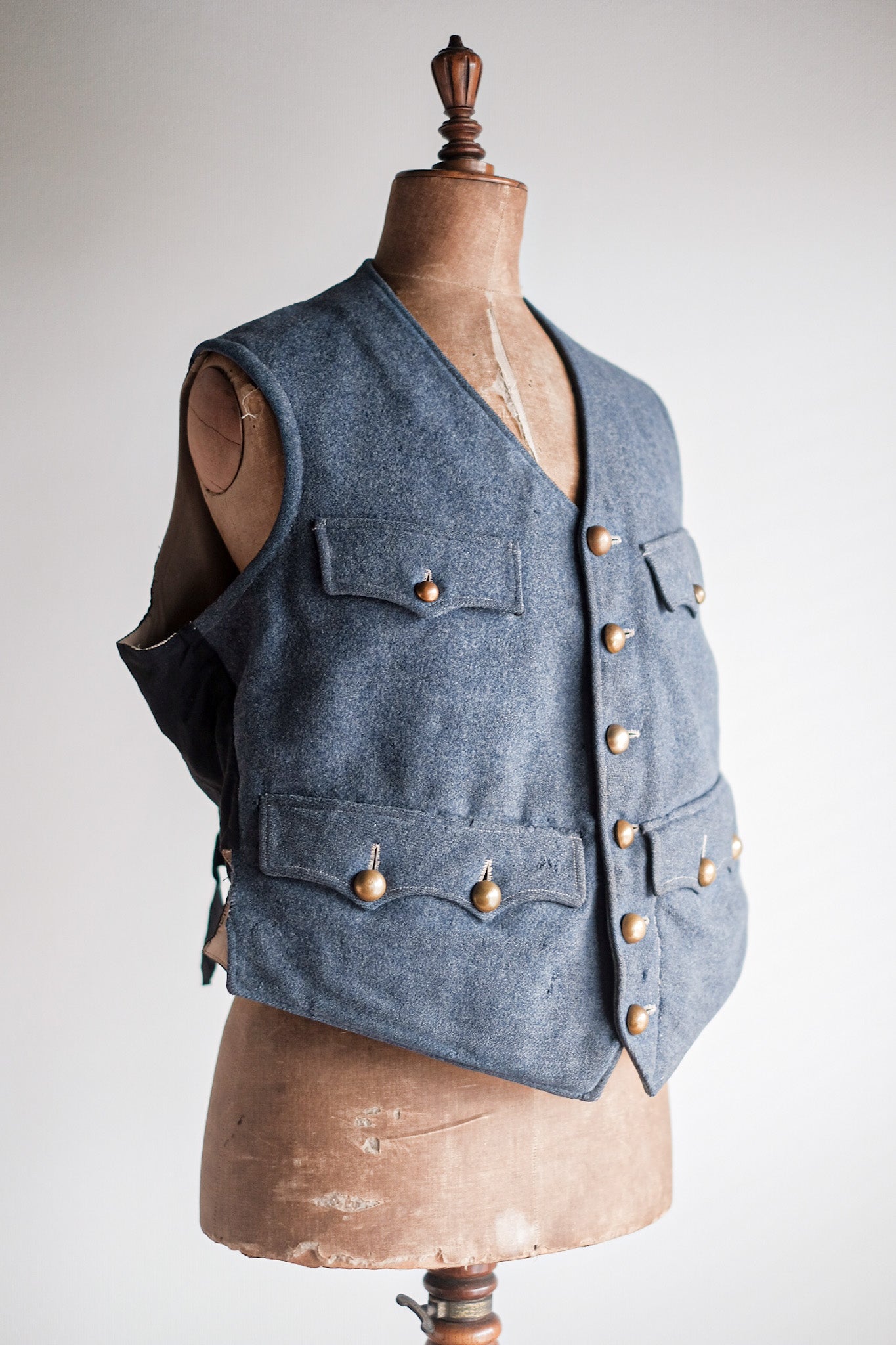 【~10's】WW1 French Army Wool Gilet