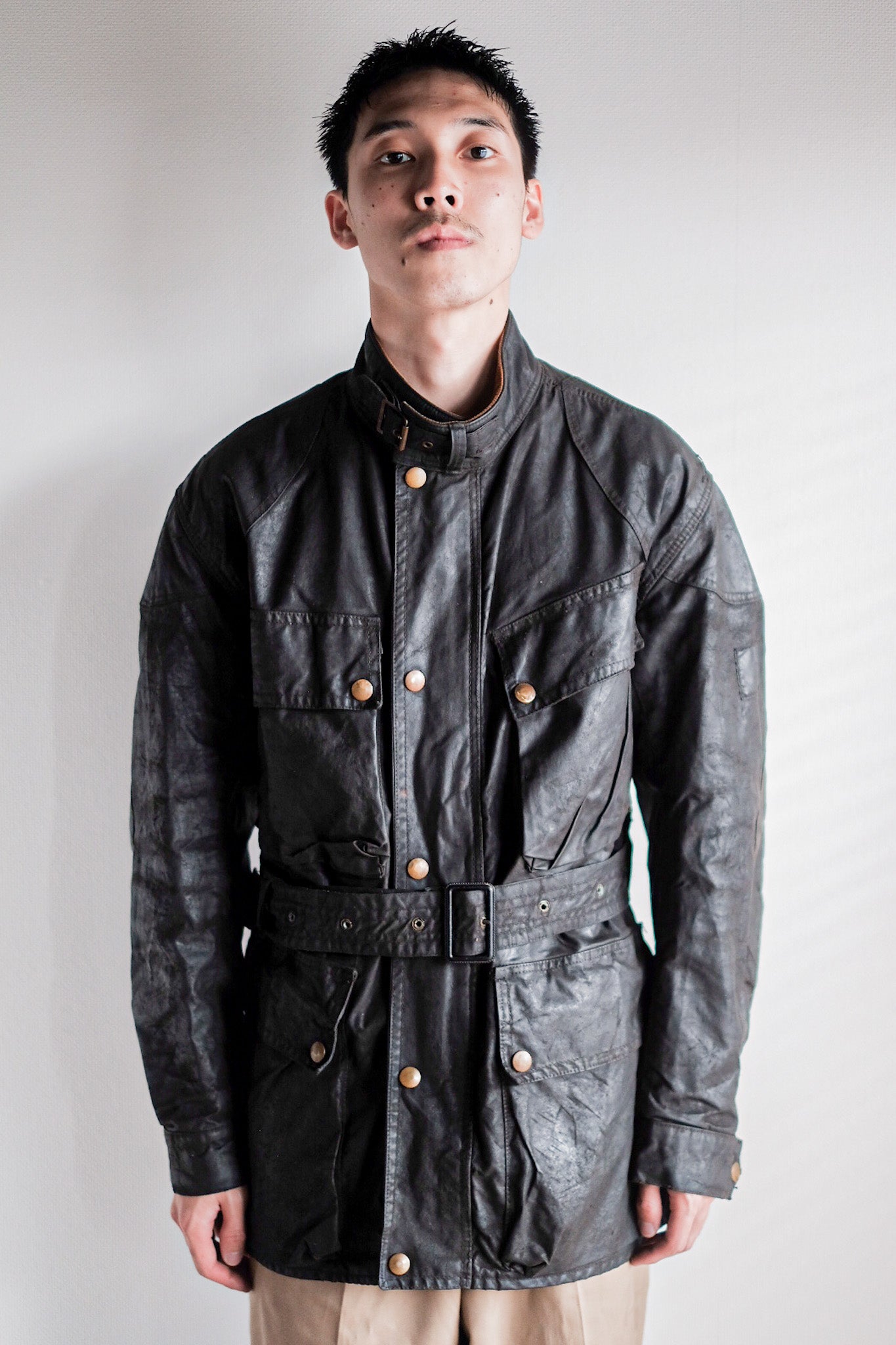 【~60's】Vintage Belstaff Waxed Jacket "TRIALMASTER" "Red Tag"