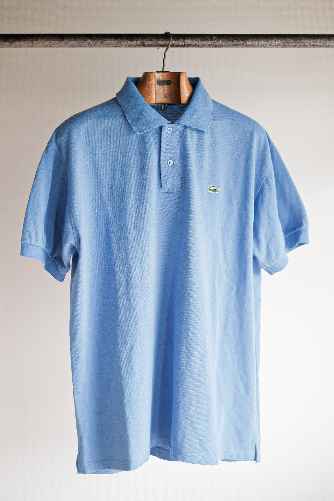 【~90's】CHEMISE LACOSTE S/S Polo Shirt Size.7 "Light Blue"