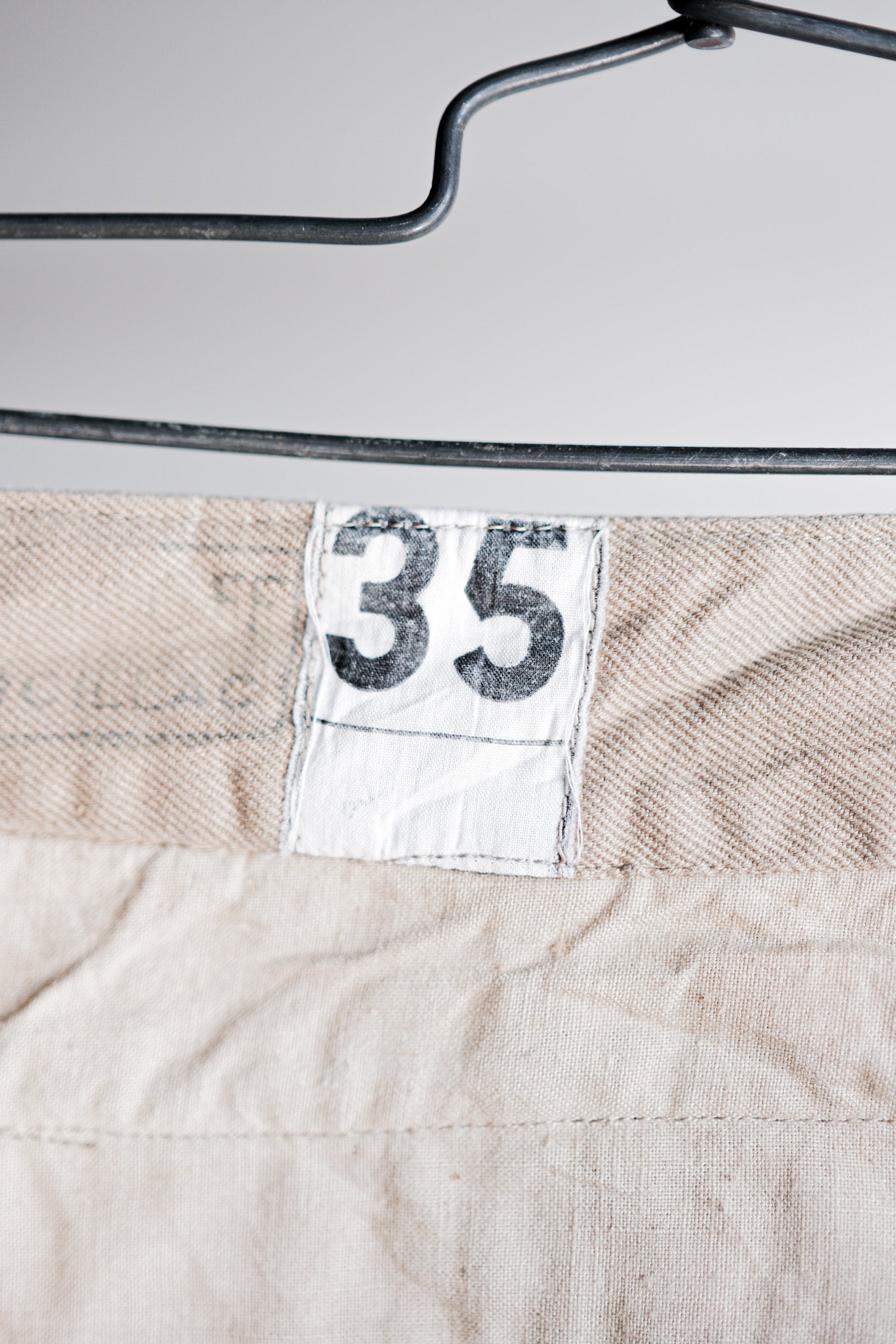 【~60's】French Army M52 Chino Trousers Size.35