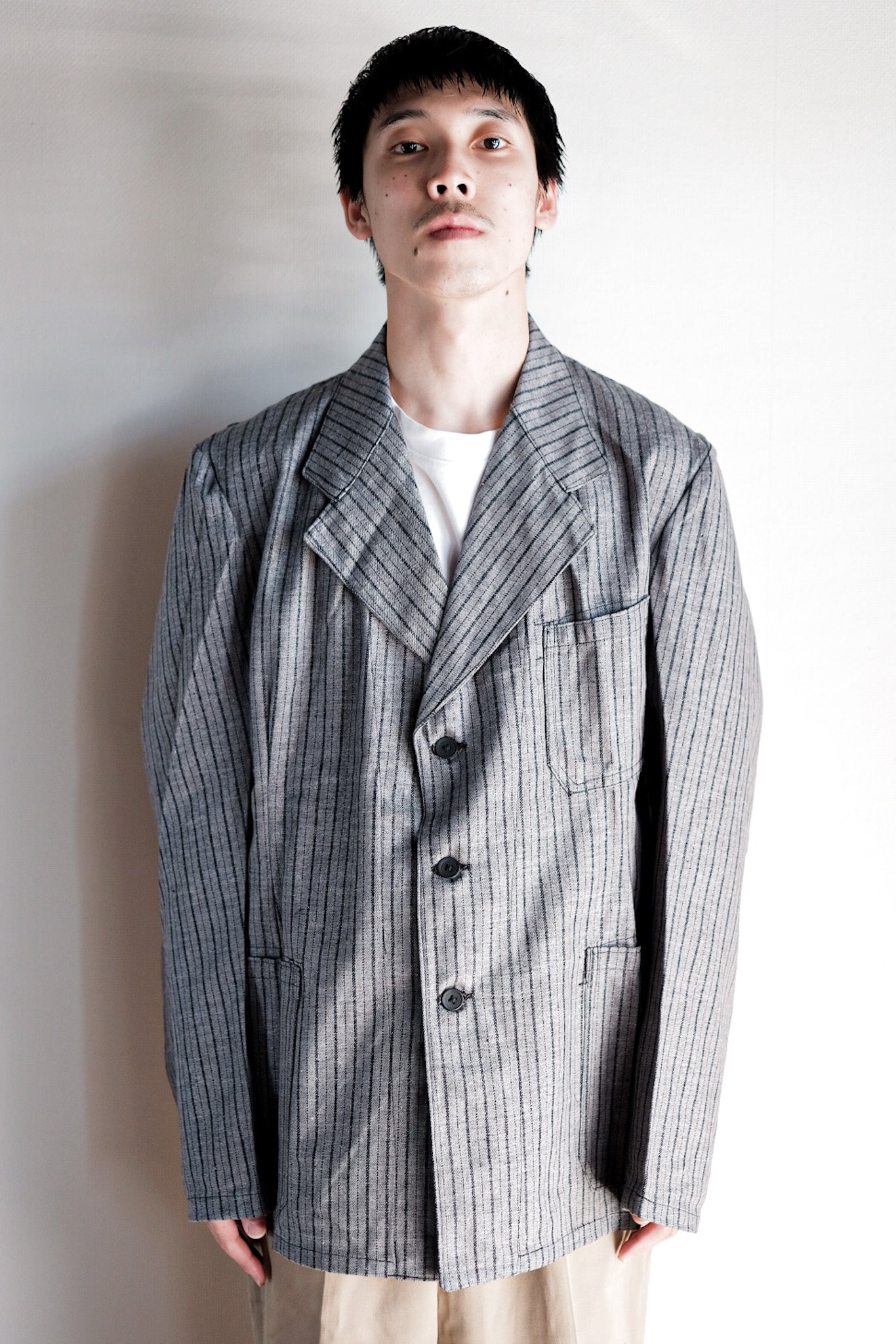 【~40's】Swedish Army Hospital Jacket "Dead Stock"