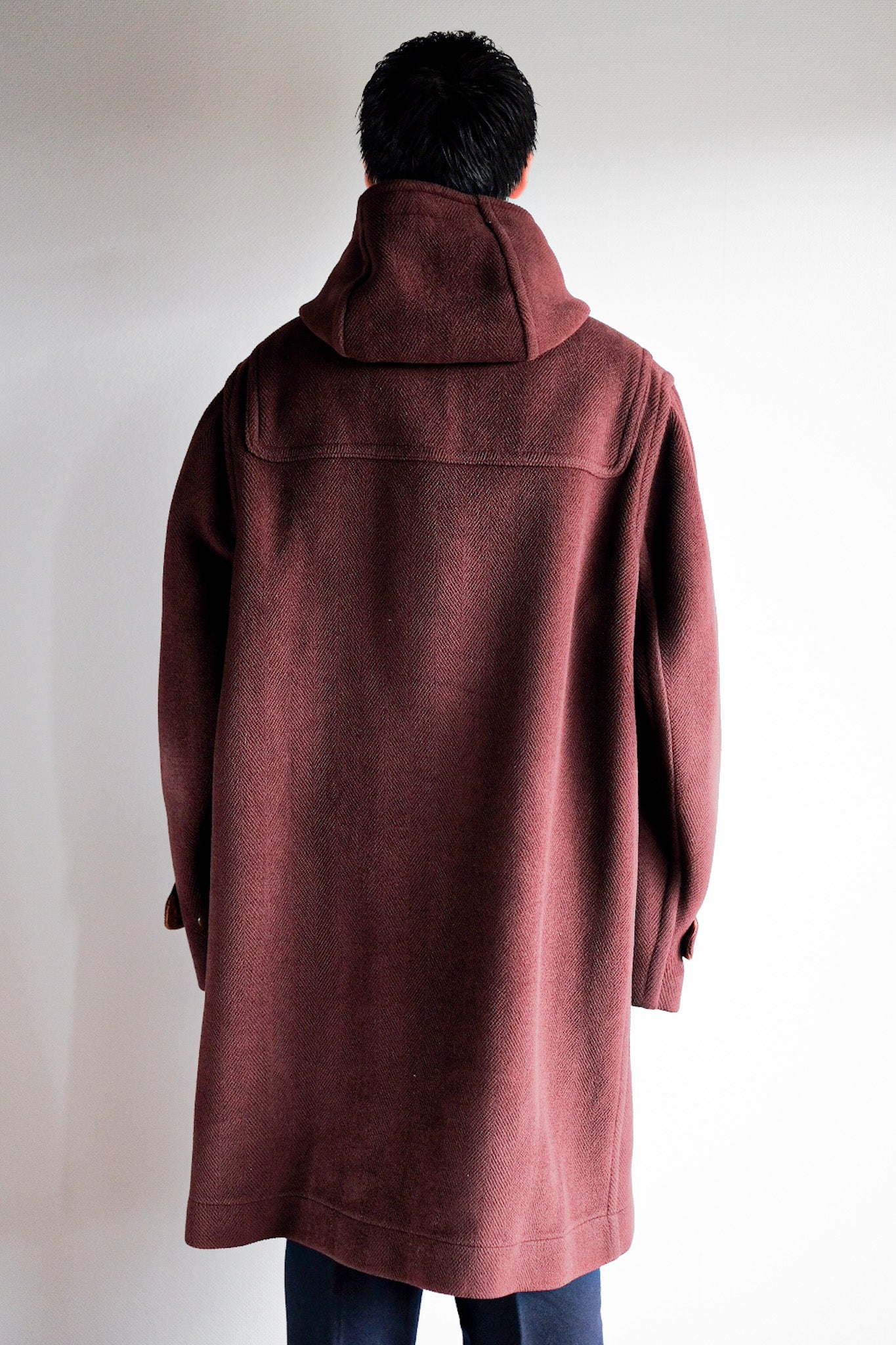 【~90's】Old INVERTERE Wool Duffle Coat "Moorbrook"