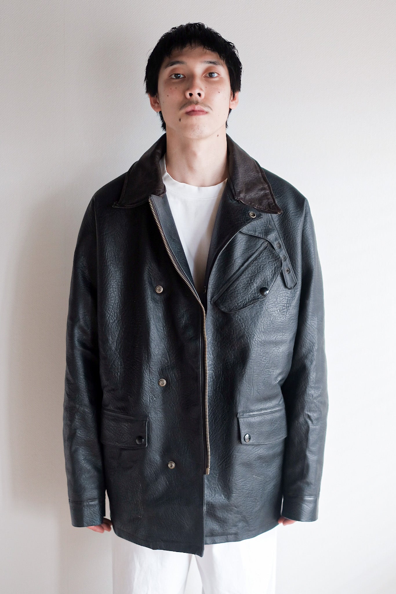 【~50's】Vintage Belstaff P.V.C Suit "BLACK PANTHER"