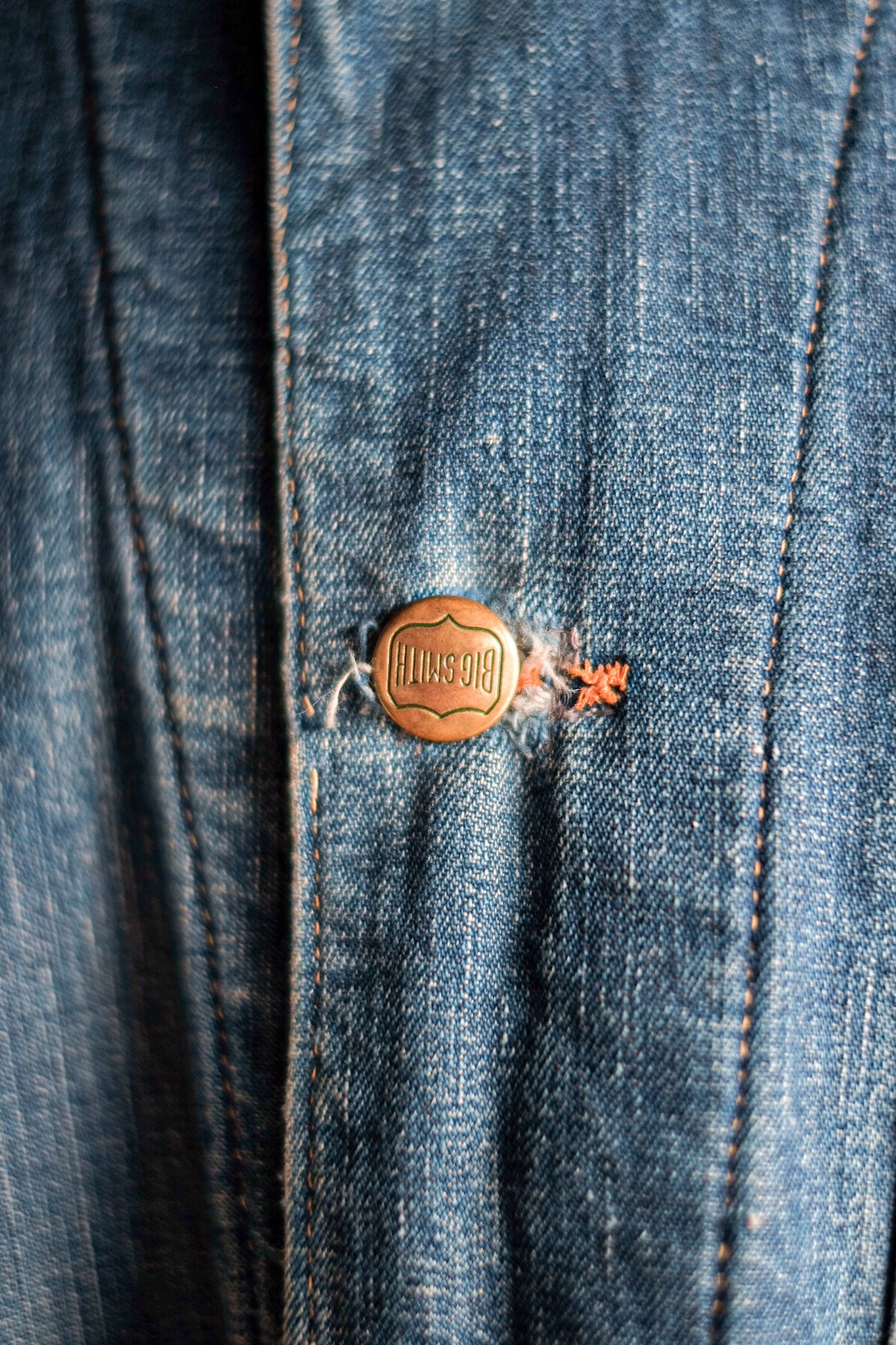 【~40's】American Vintage Denim Coverall With Blanket "BIG SMITH"