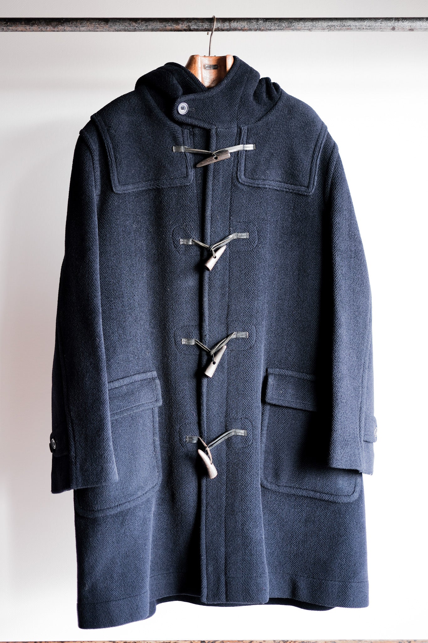 【~90's】Old INVERTERE Wool Duffle Coat "Moorbrook"