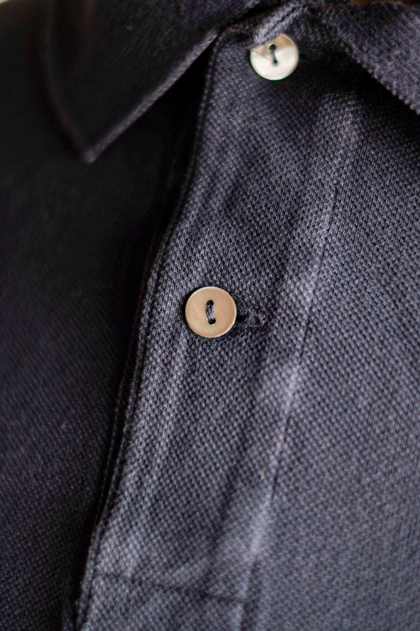 【~80's】CHEMISE LACOSTE L/S Polo Shirt Size.5 "Navy"