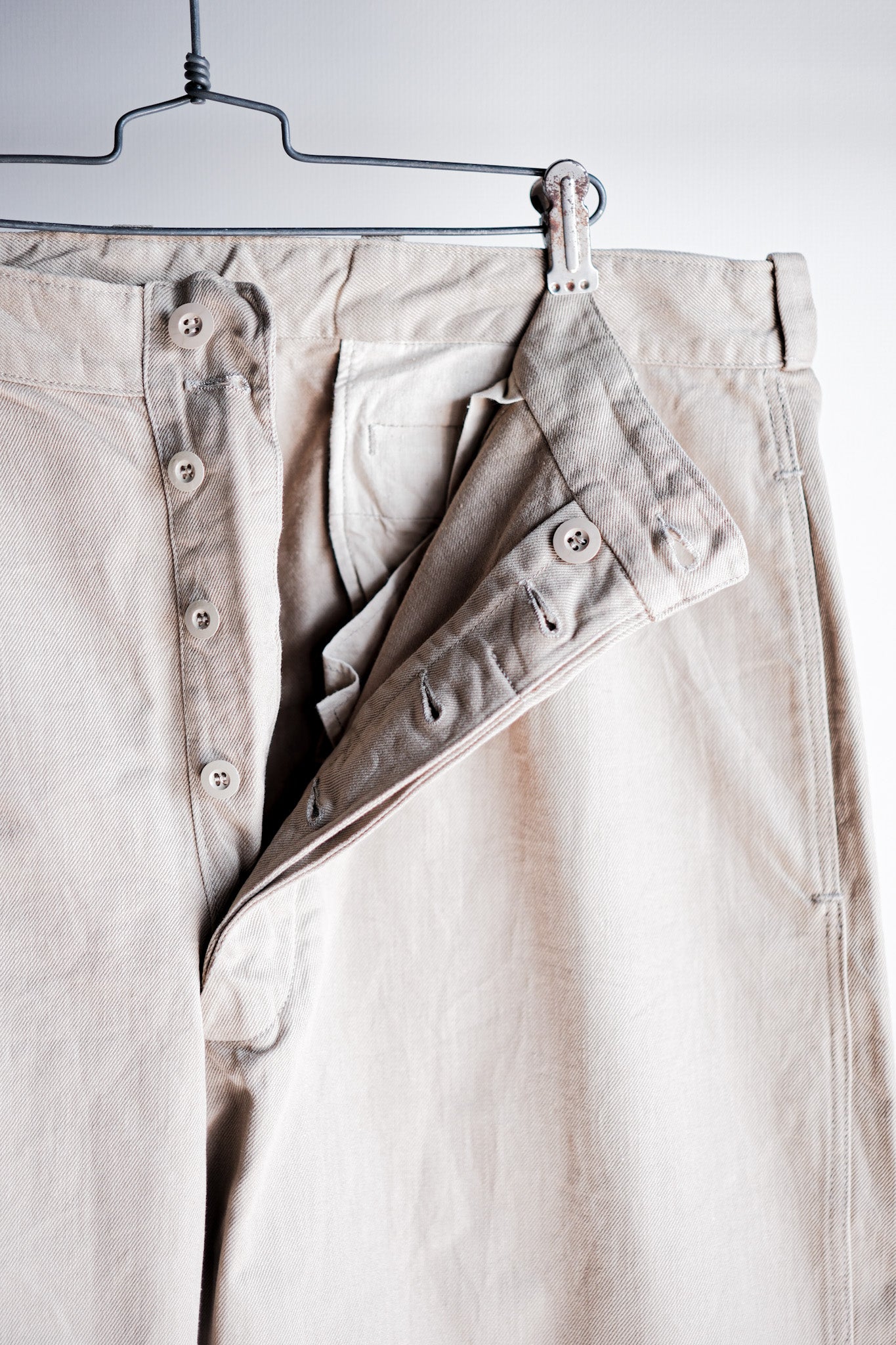 【~60's】French Army M52 Chino Trousers Size.35