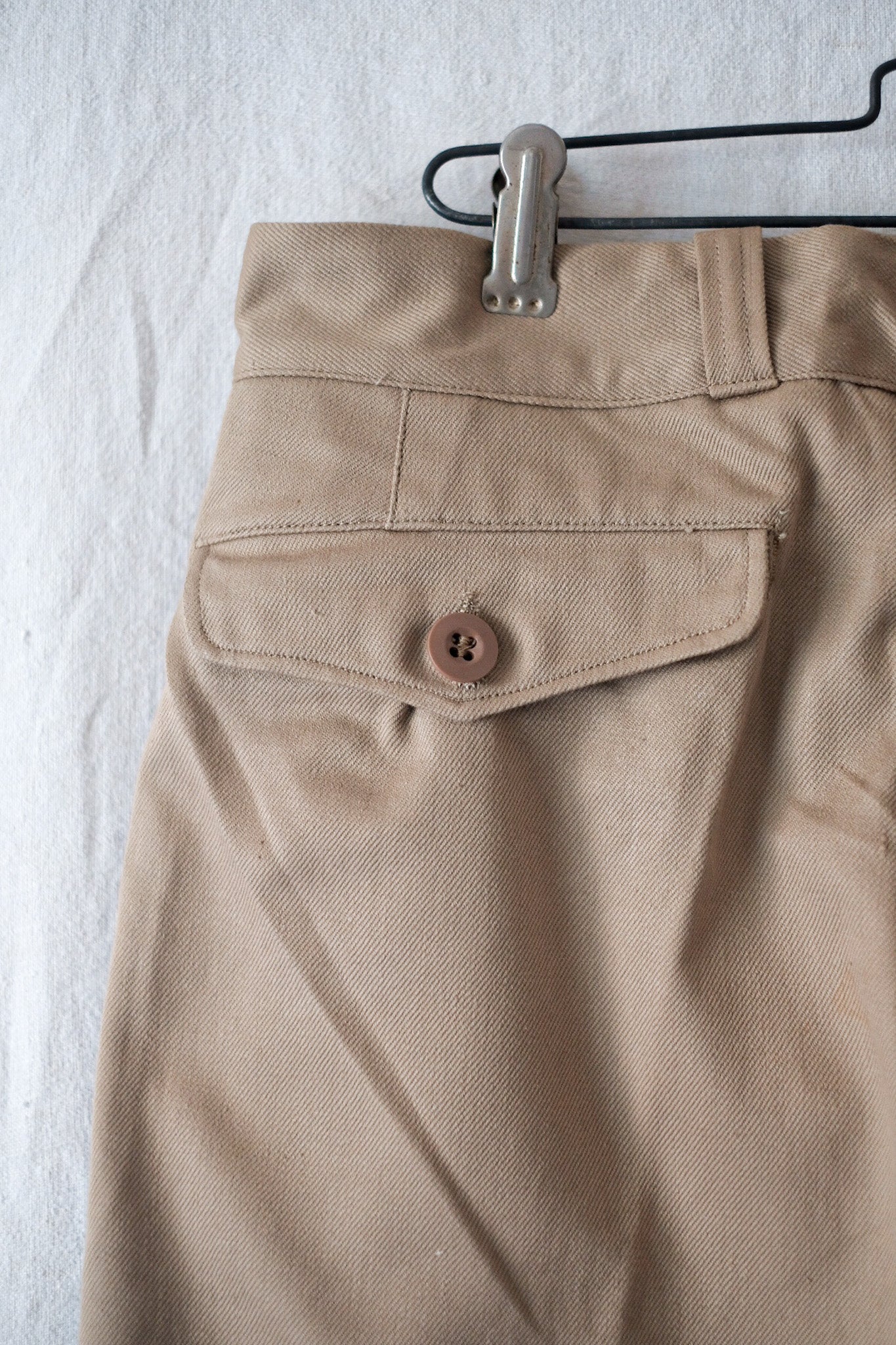 【~60's】French Army M52 Chino Trousers Size.34 "Dead Stock"