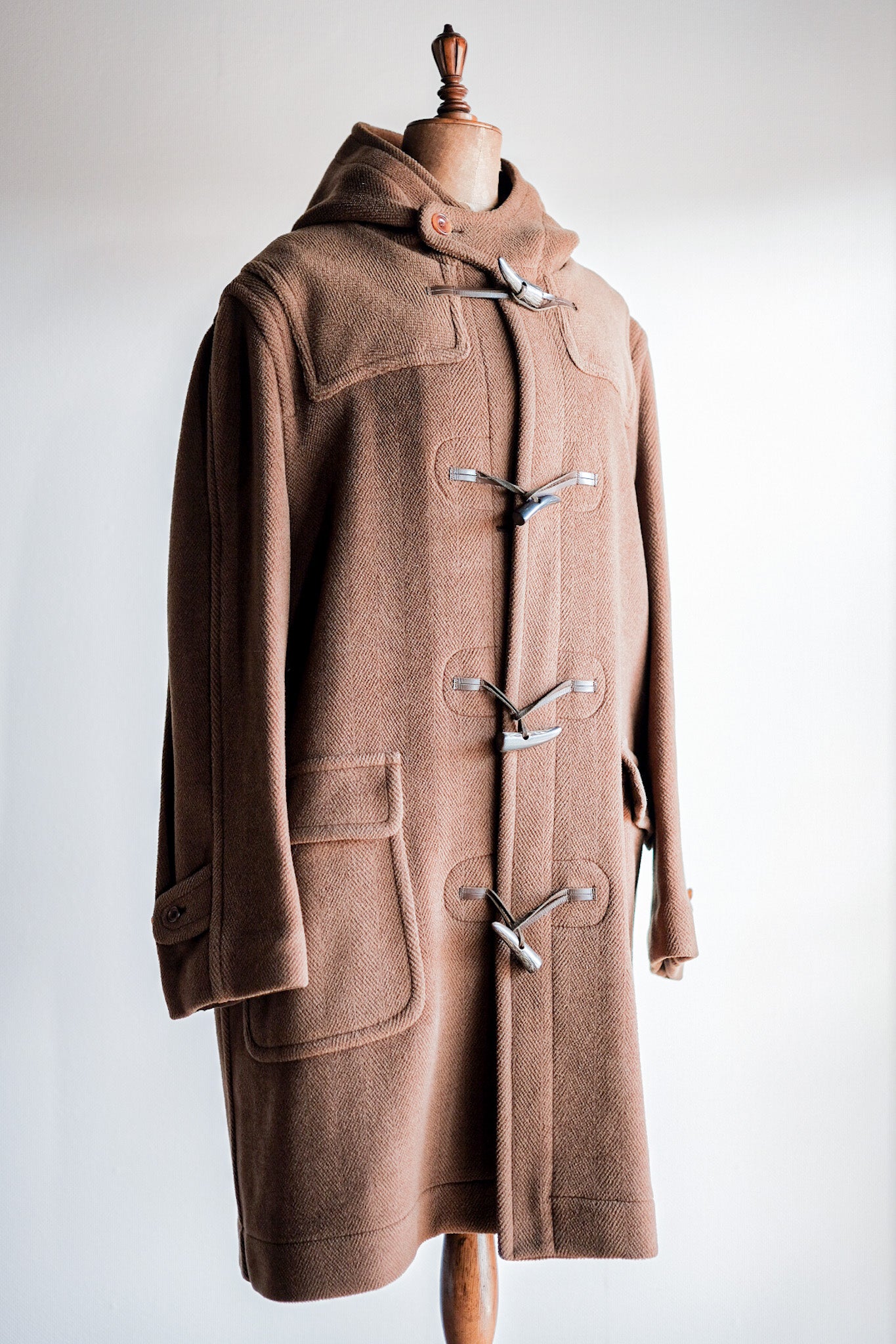 【~90's】Old INVERTERE Wool Duffle Coat "Moorbrook"