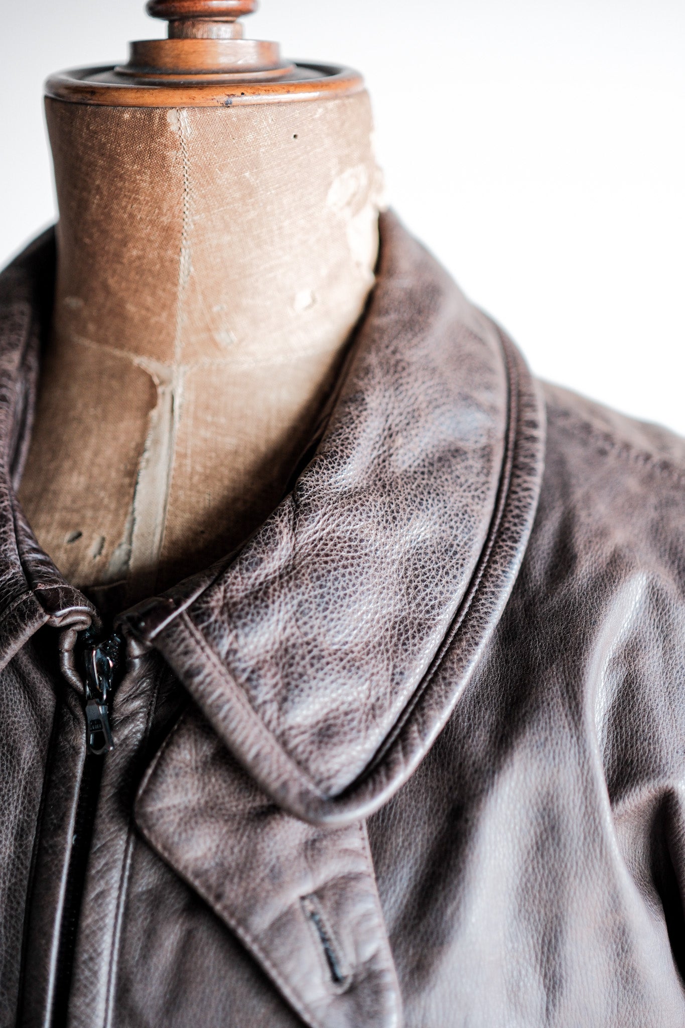 【~90's】Old SERAPHIN Leather Jacket Size.52