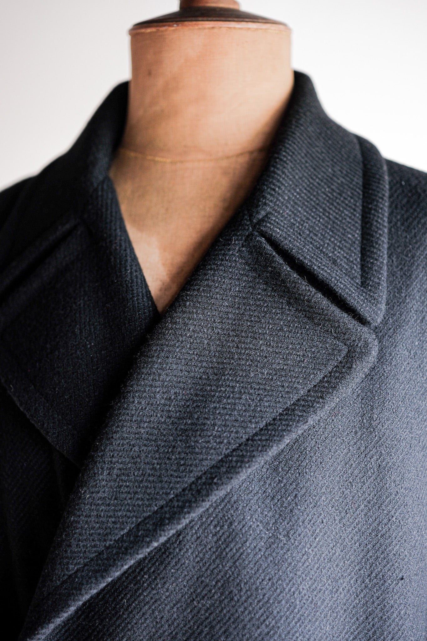 【~00's】Old Hermès Paris Cashmere Mix Wool Belted Coat by Martin Margiela