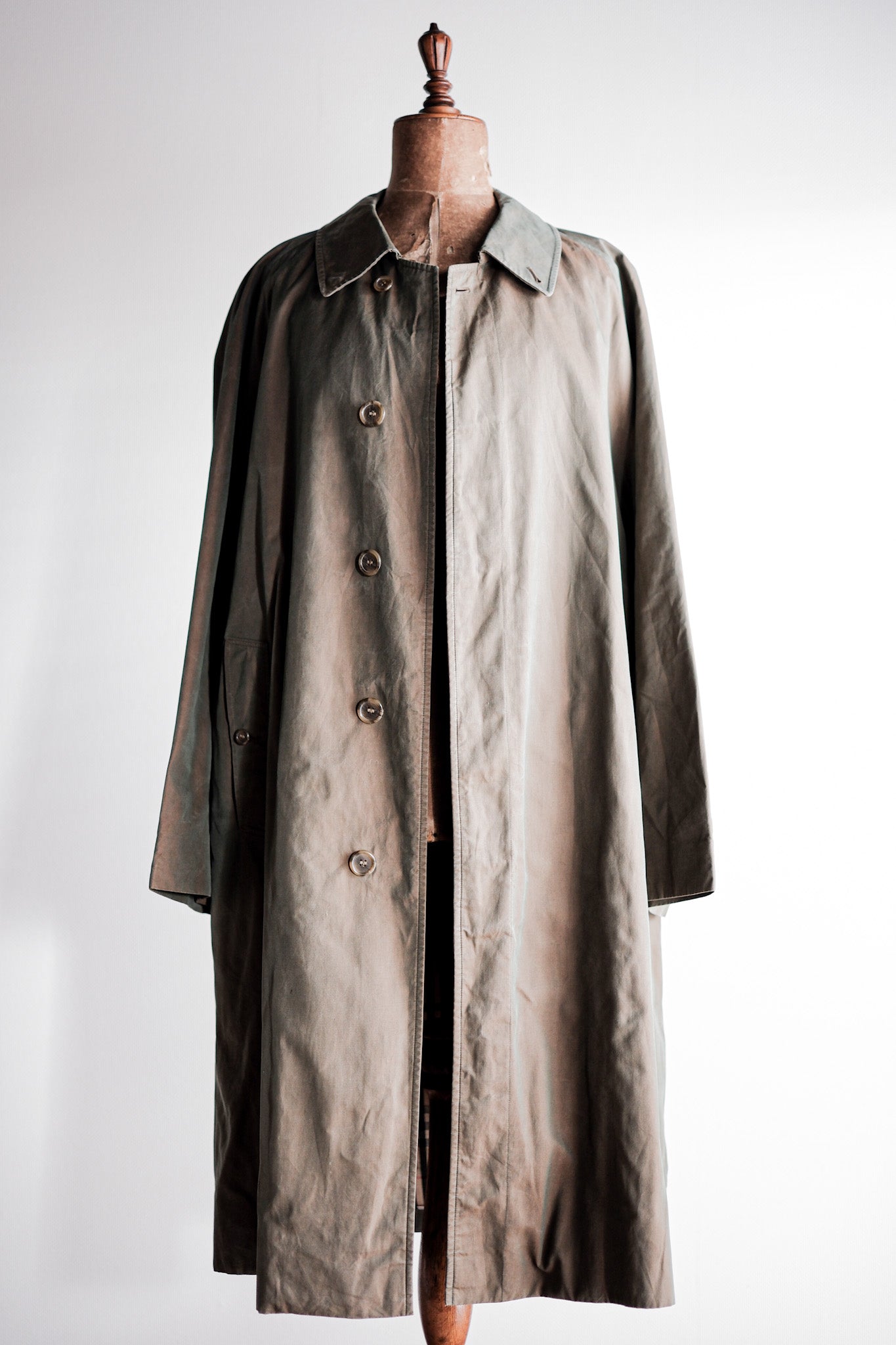 【~80's】Vintage Burberry's Single Raglan Balmacaan Coat C100 Size.54REG "TAMAMUSHI"