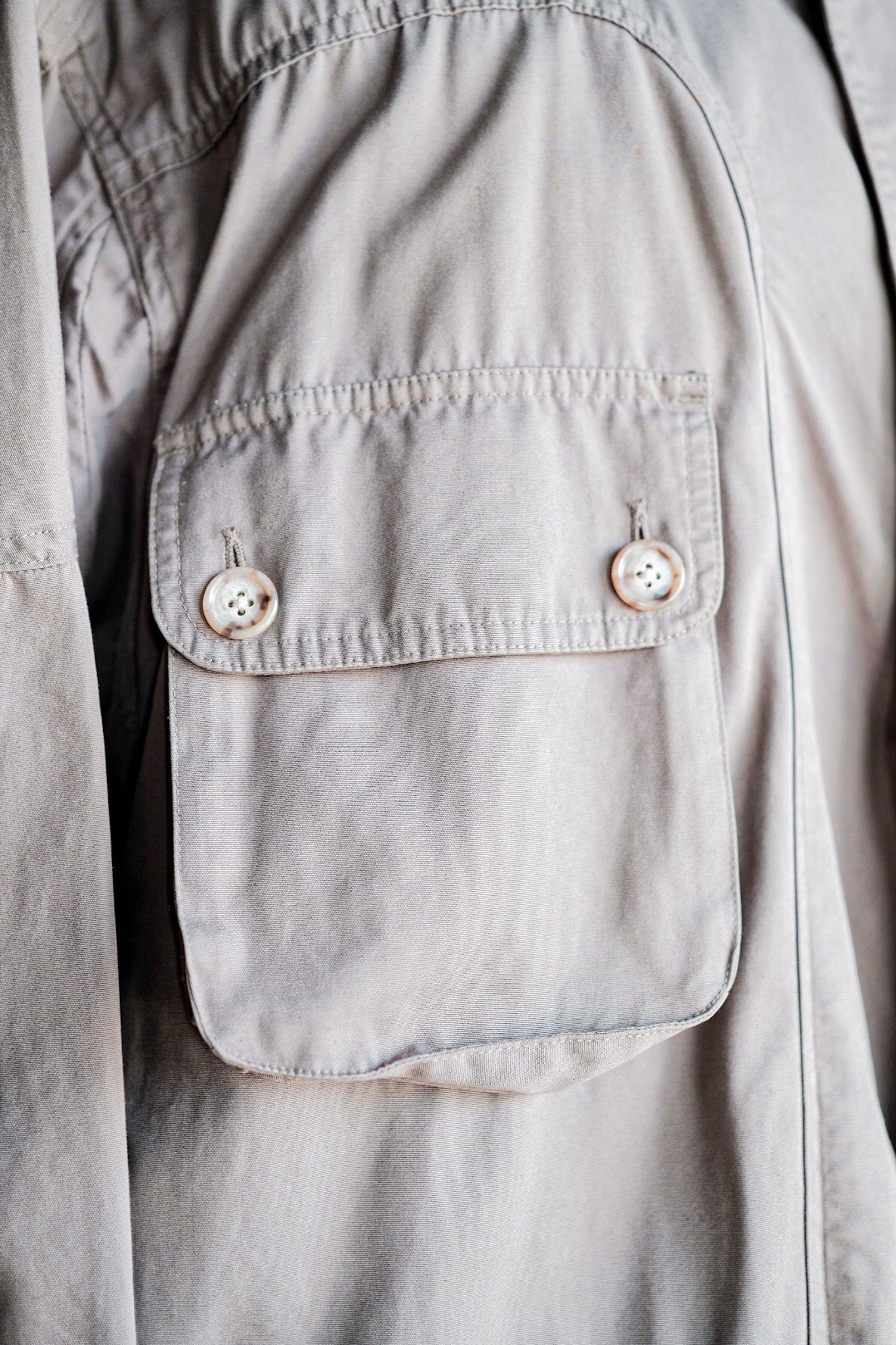 【~90's】Willis&Geiger Bush Poplin Safari Jacket Size.L-TALL