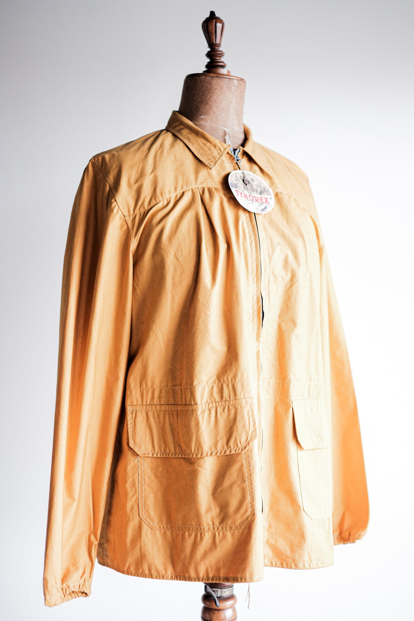 【~40's】French Vintage Yellow Cotton Jacket "Dead Stock"