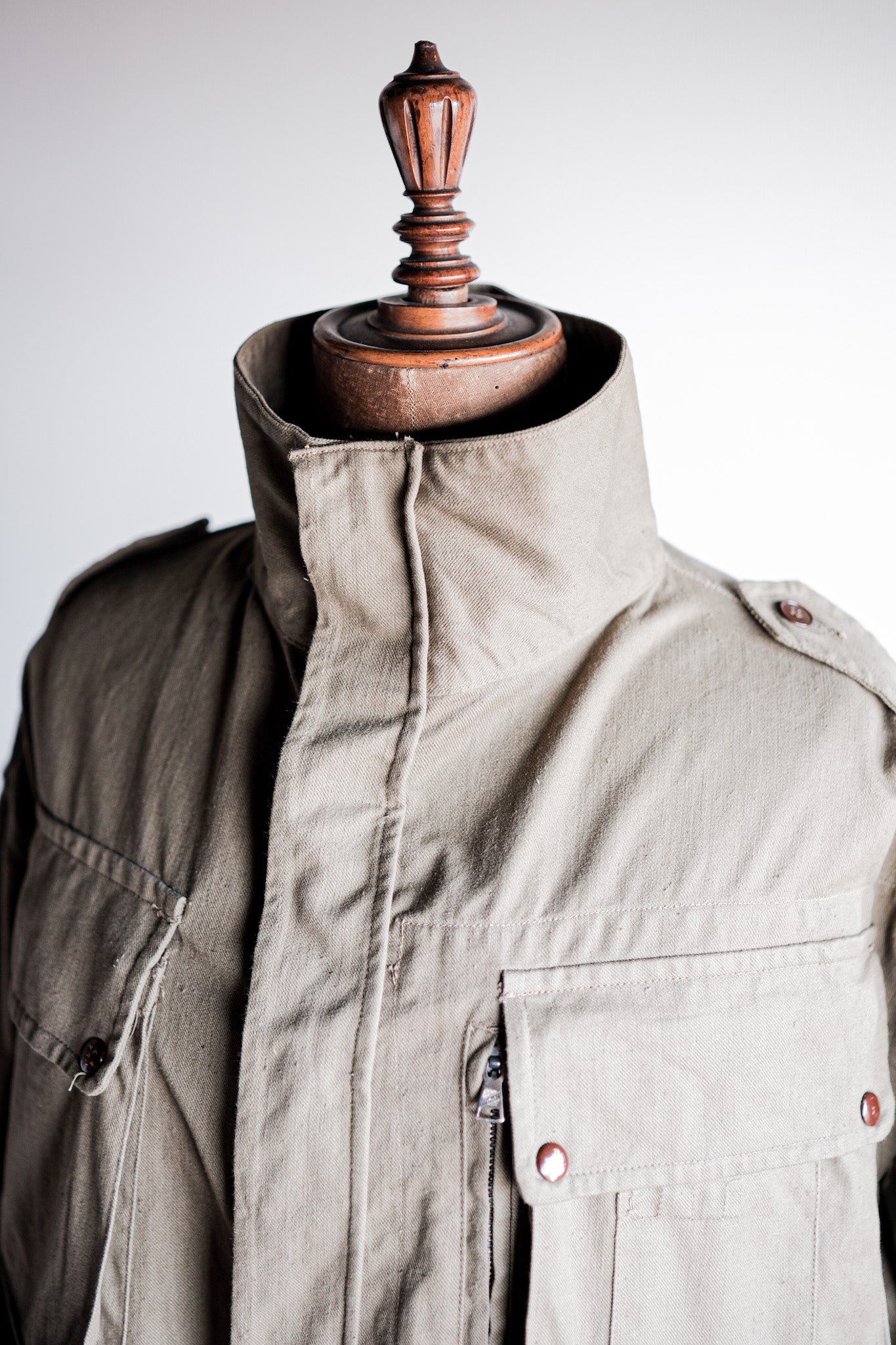 【~40's】French Army TAP47 Paratrooper Jacket "1st Type" "Dead Stock"