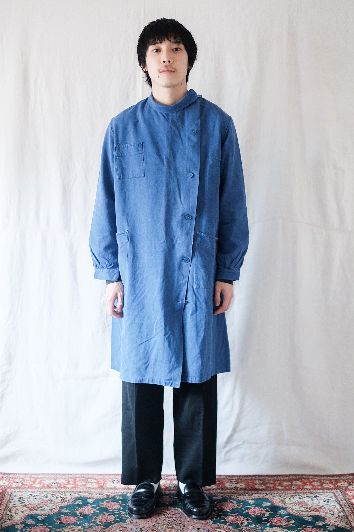 【~60's】French Vintage Cotton Twill Work Coat