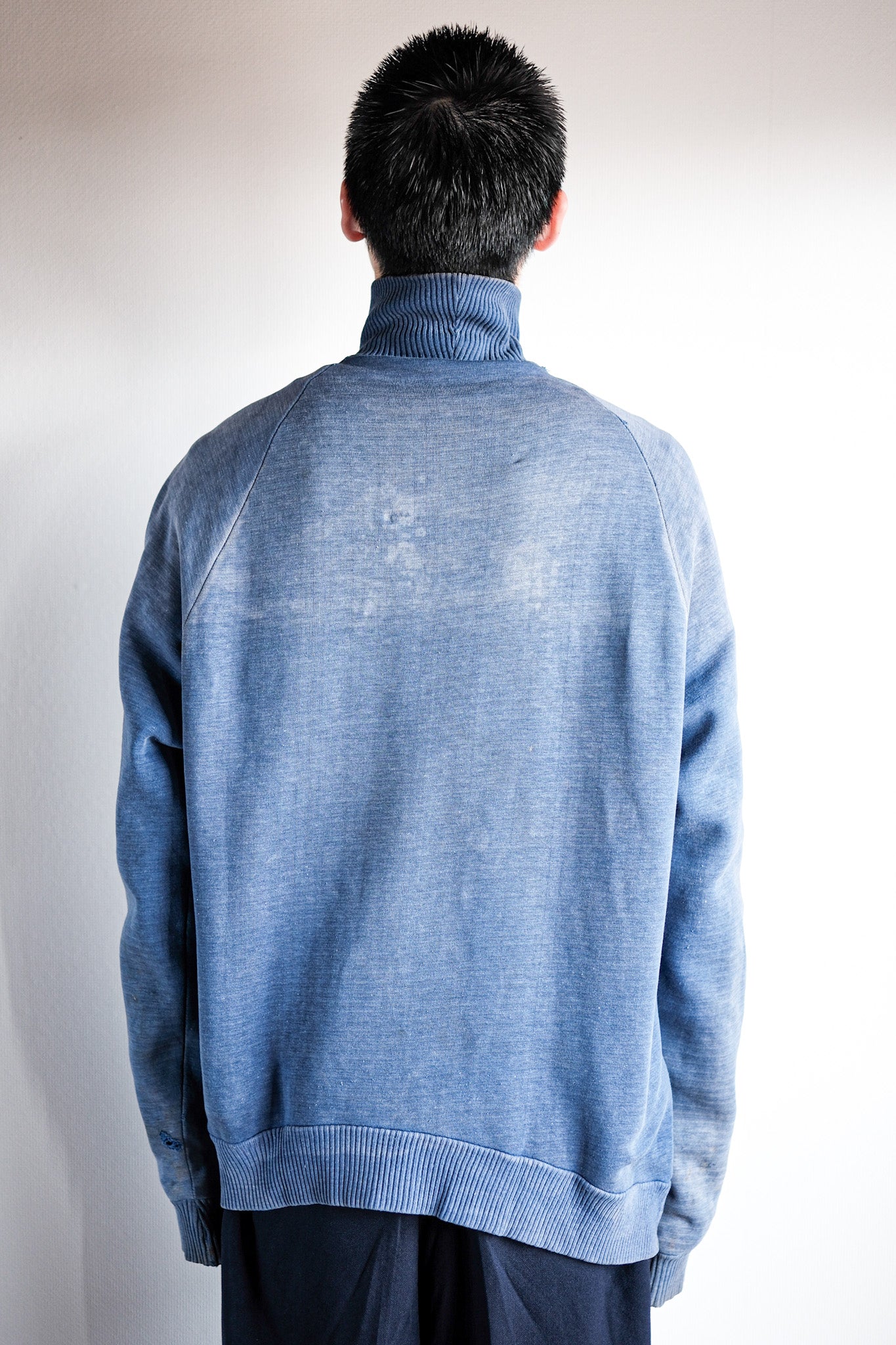 【~60's】French Vintage Full Zip Cotton Sweatshirt