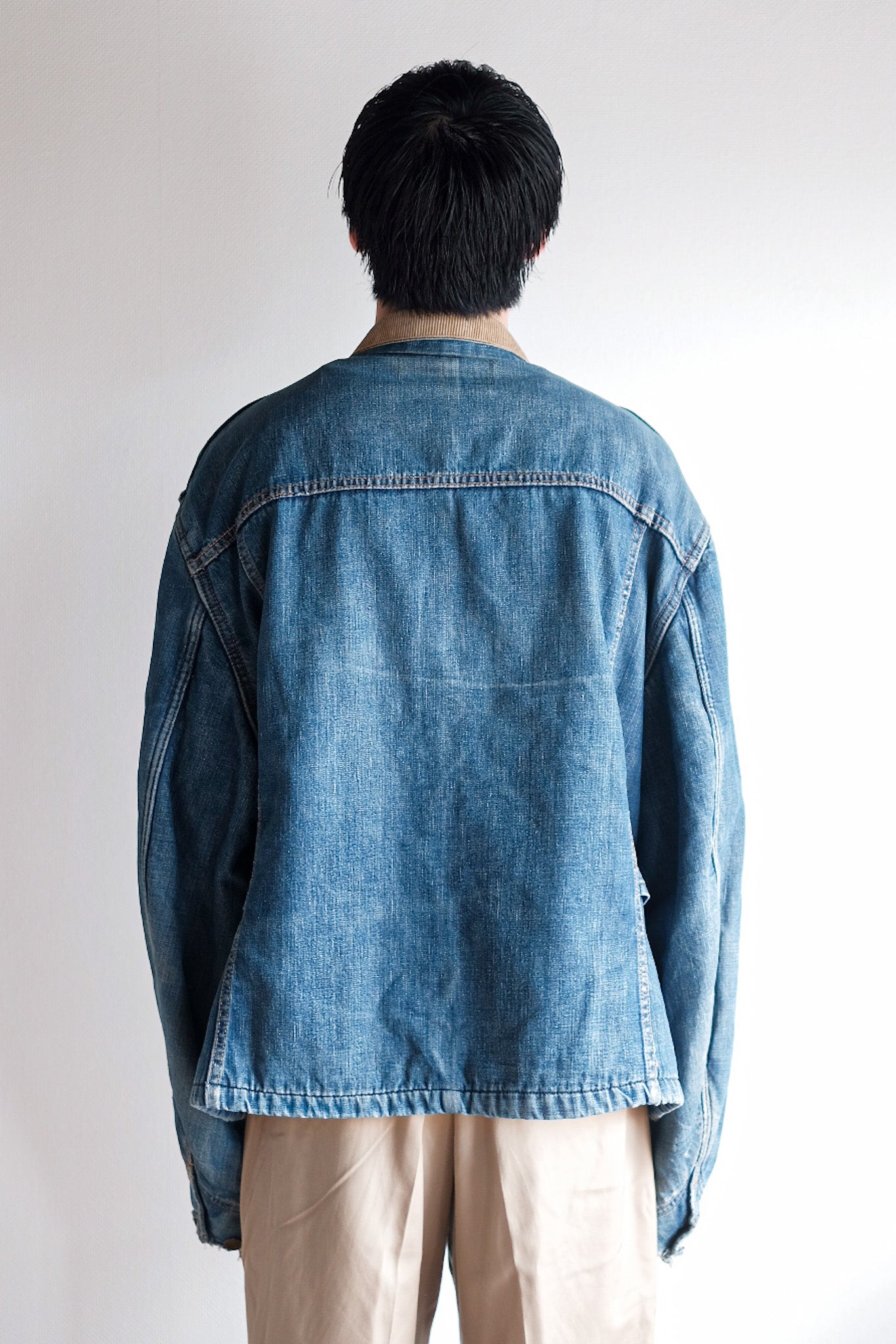 【~40's】American Vintage Denim Coverall With Blanket "BIG SMITH"