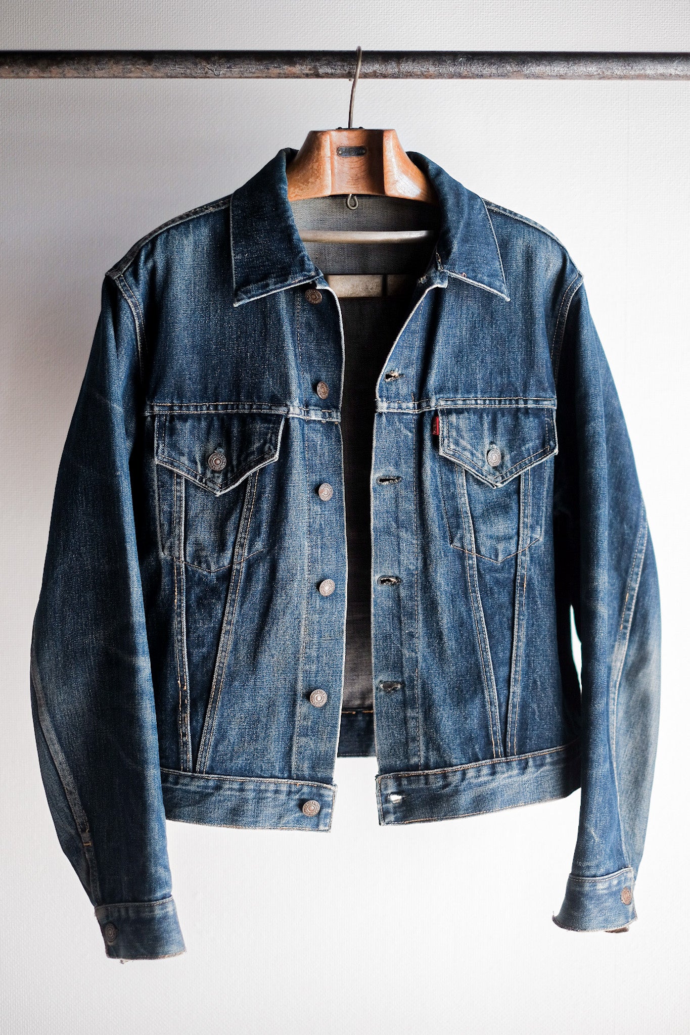 【~60's】Vintage Levi's 557 Denim Jacket "Big E"
