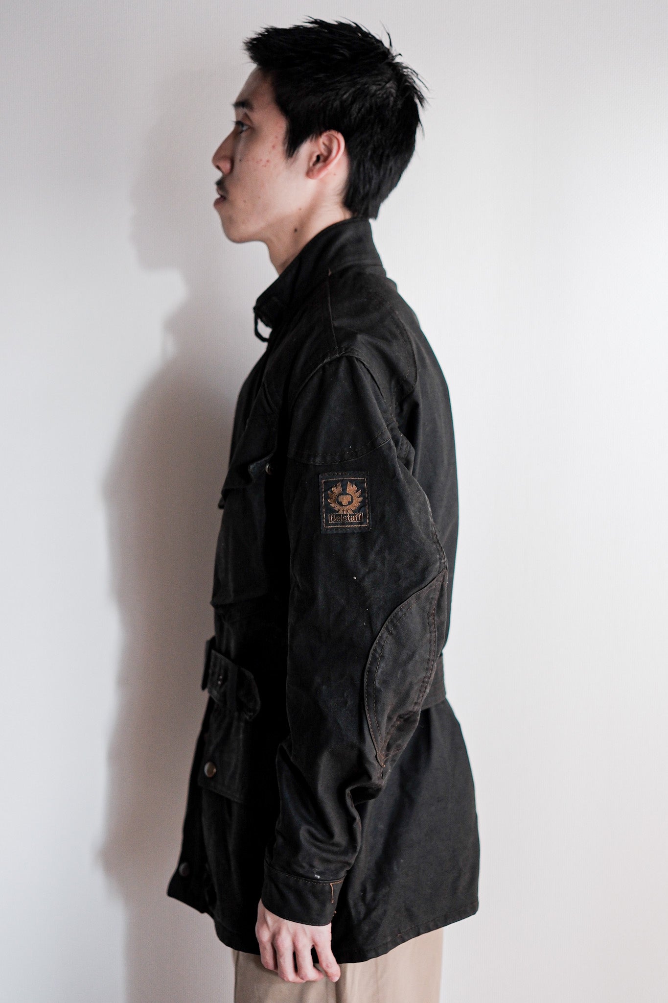 【~60's】Vintage Belstaff Waxed Jacket & Trousers Set Up Size.38 "TRIALMASTER"