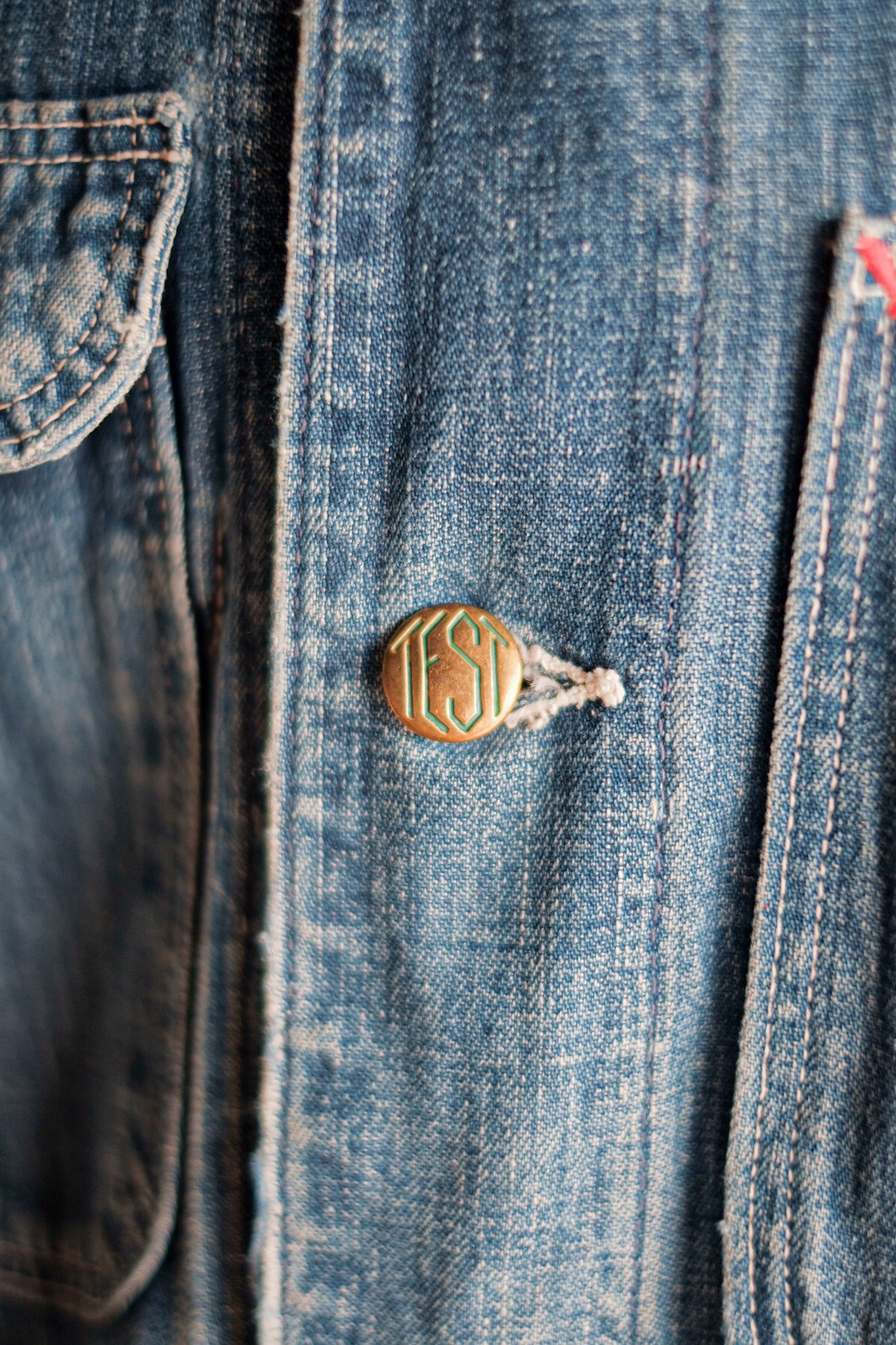 【~40's】American Vintage Denim Coverall "TEST by Rice-Stix"