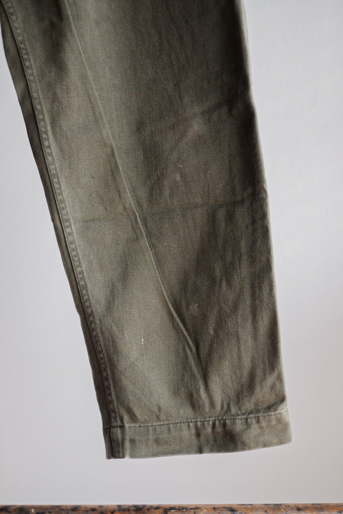 【~60's】British Army Green Drill Trousers