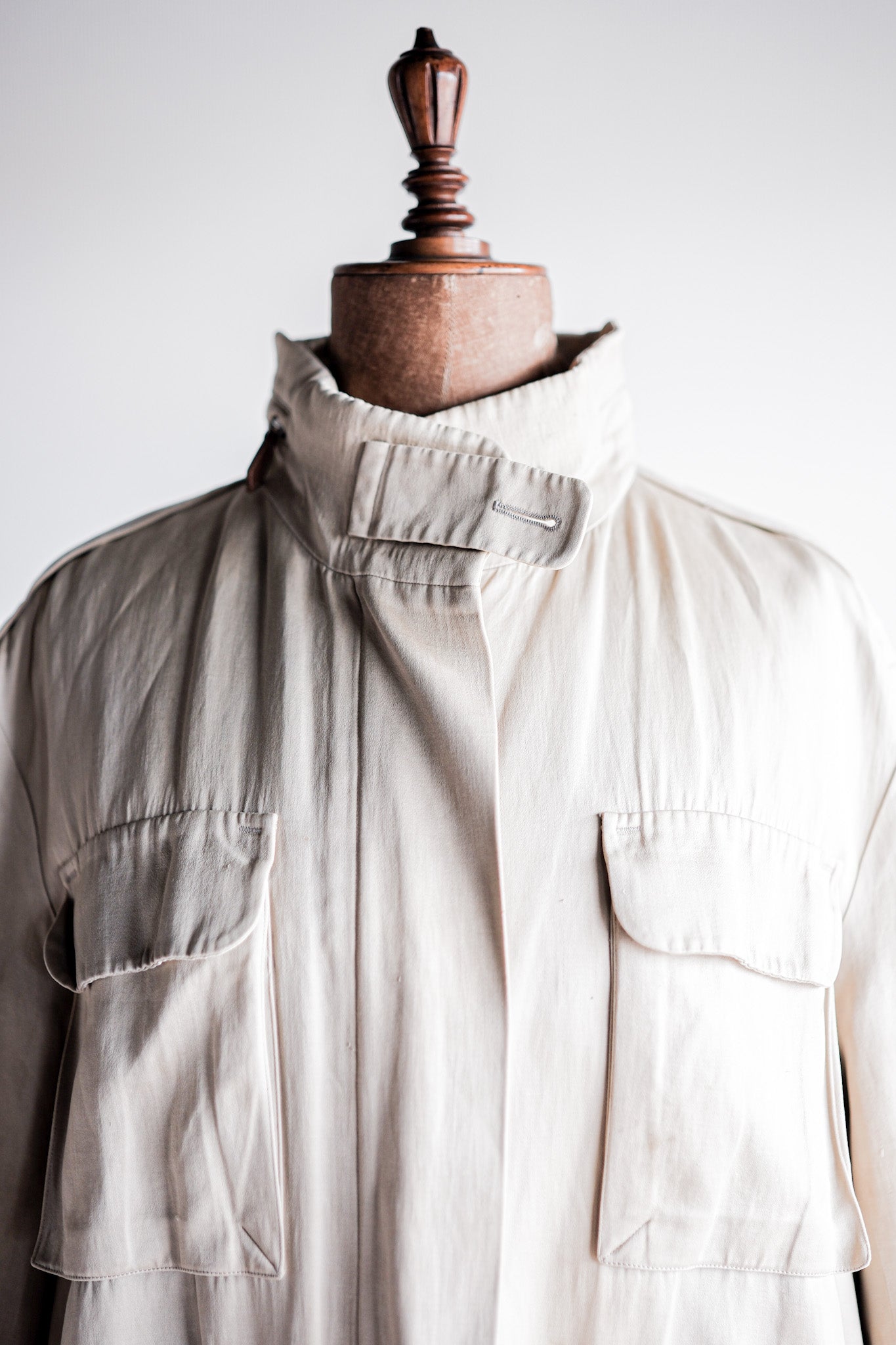 【~00's】Old Hermès Paris Linen Jacket by Martin Margiela Size.42